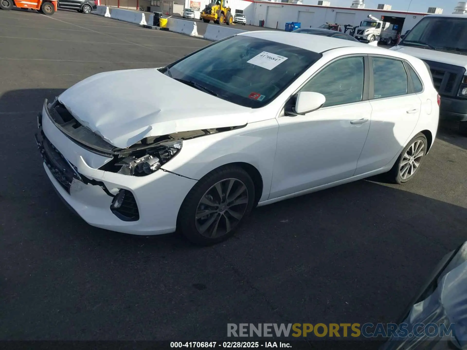 2 Photograph of a damaged car KMHH35LE7KU090303 HYUNDAI ELANTRA GT 2019