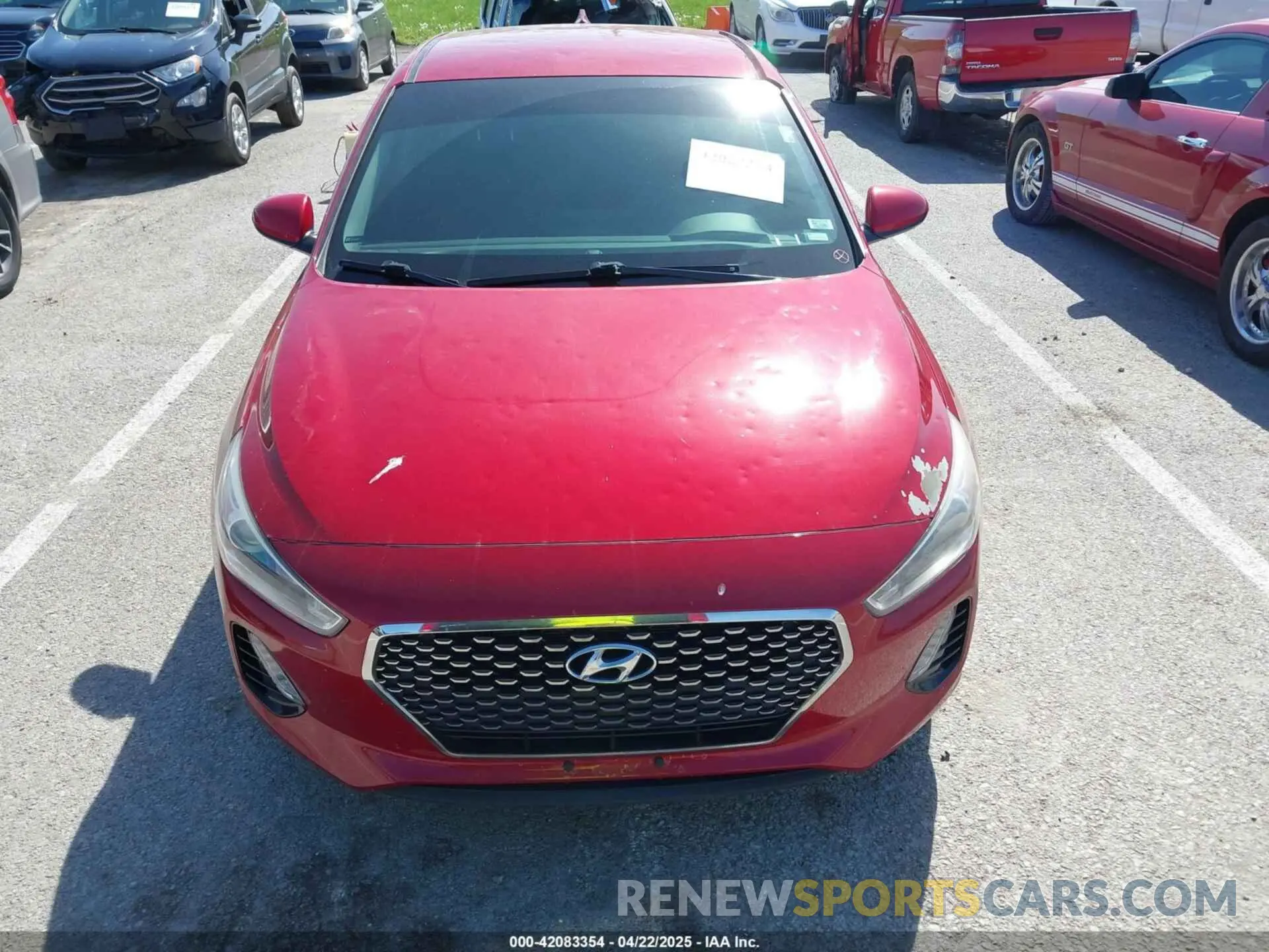 12 Photograph of a damaged car KMHH35LE7KU094657 HYUNDAI ELANTRA GT 2019
