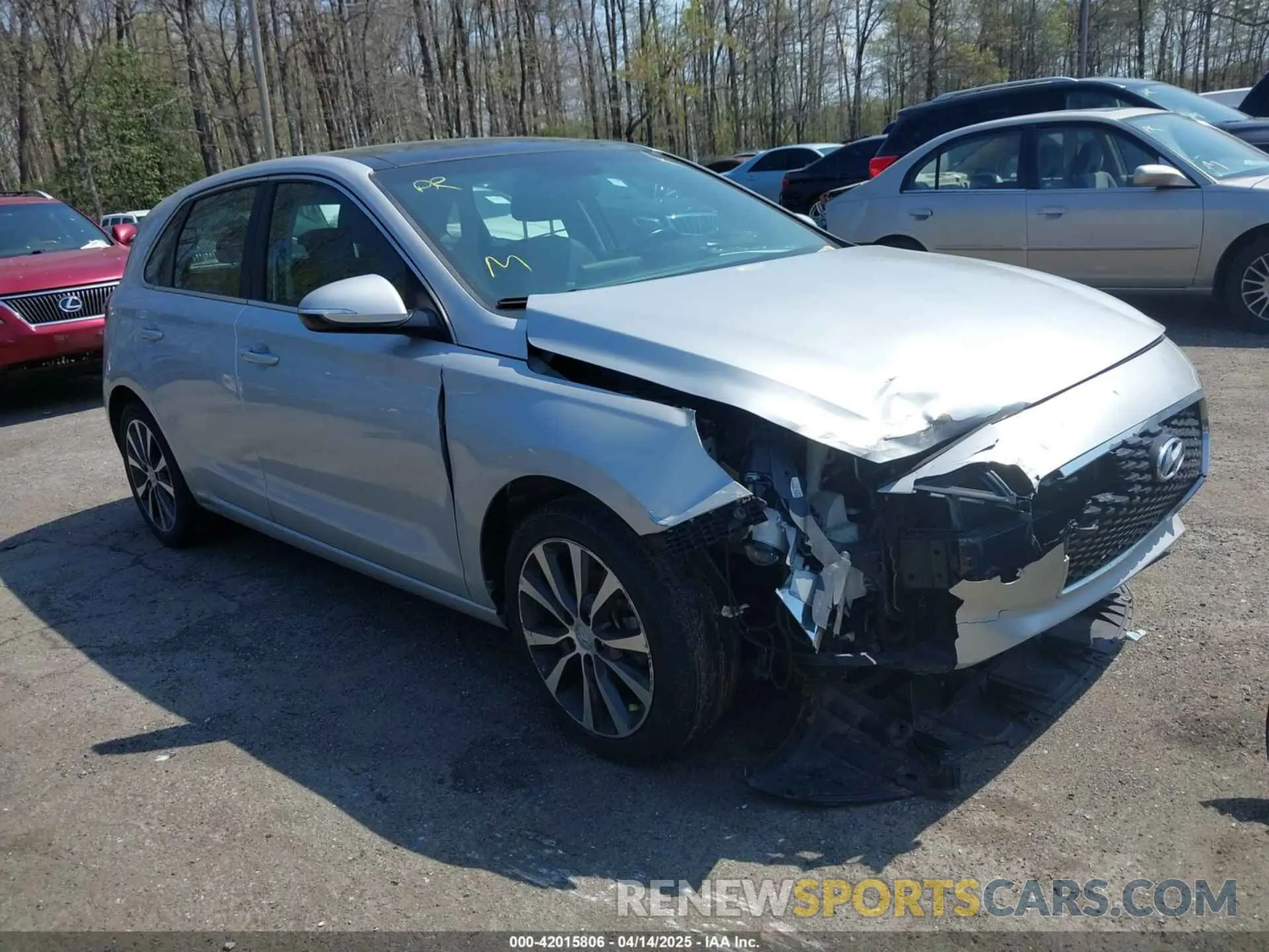 1 Фотография поврежденного автомобиля KMHH35LE8KU106251 HYUNDAI ELANTRA GT 2019