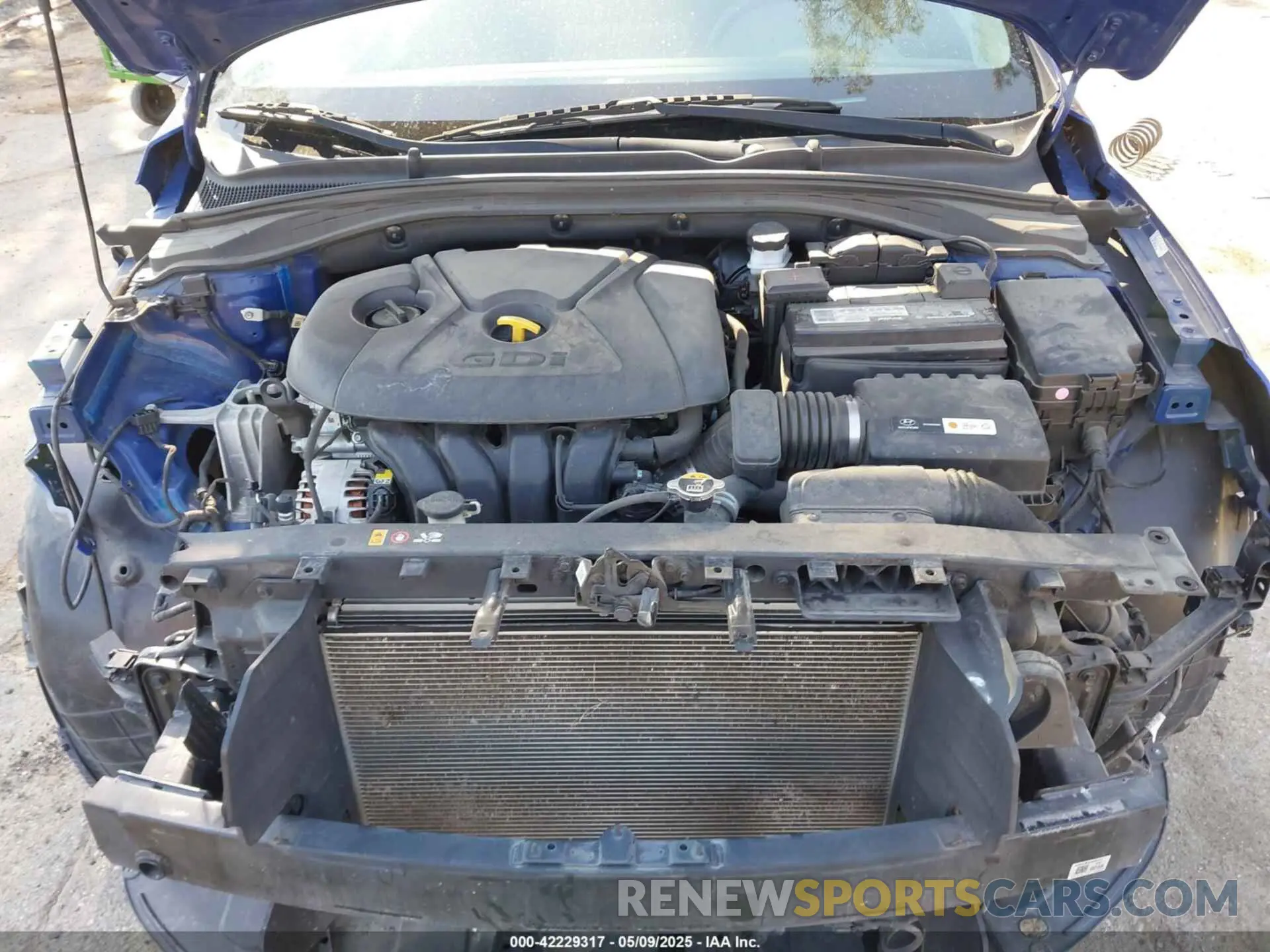 10 Photograph of a damaged car KMHH35LEXKU118532 HYUNDAI ELANTRA GT 2019