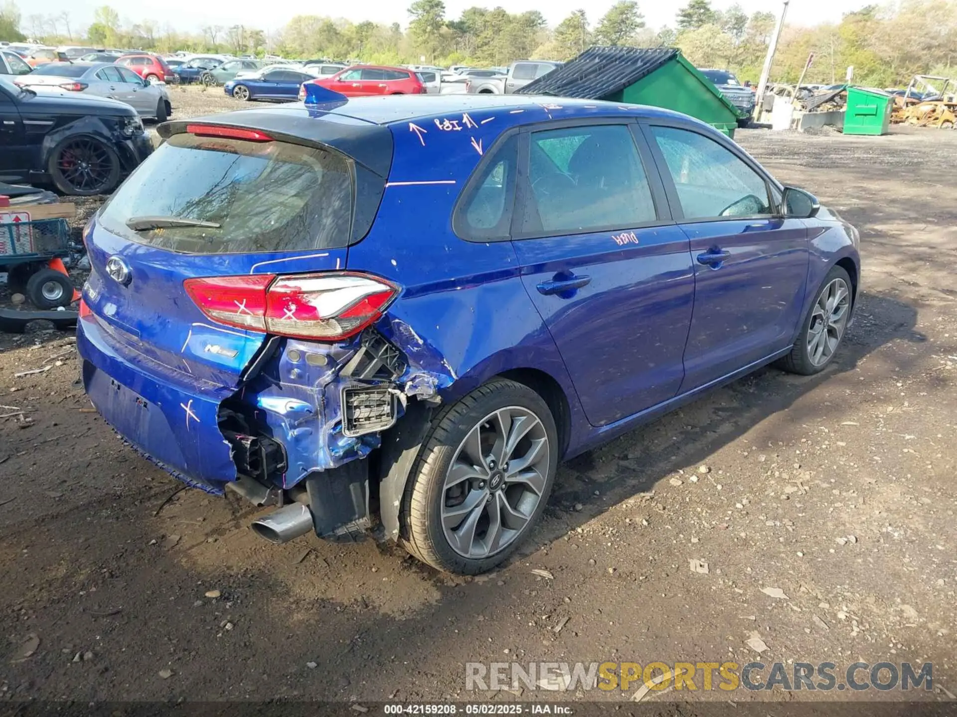 4 Photograph of a damaged car KMHH55LC2KU106433 HYUNDAI ELANTRA GT 2019