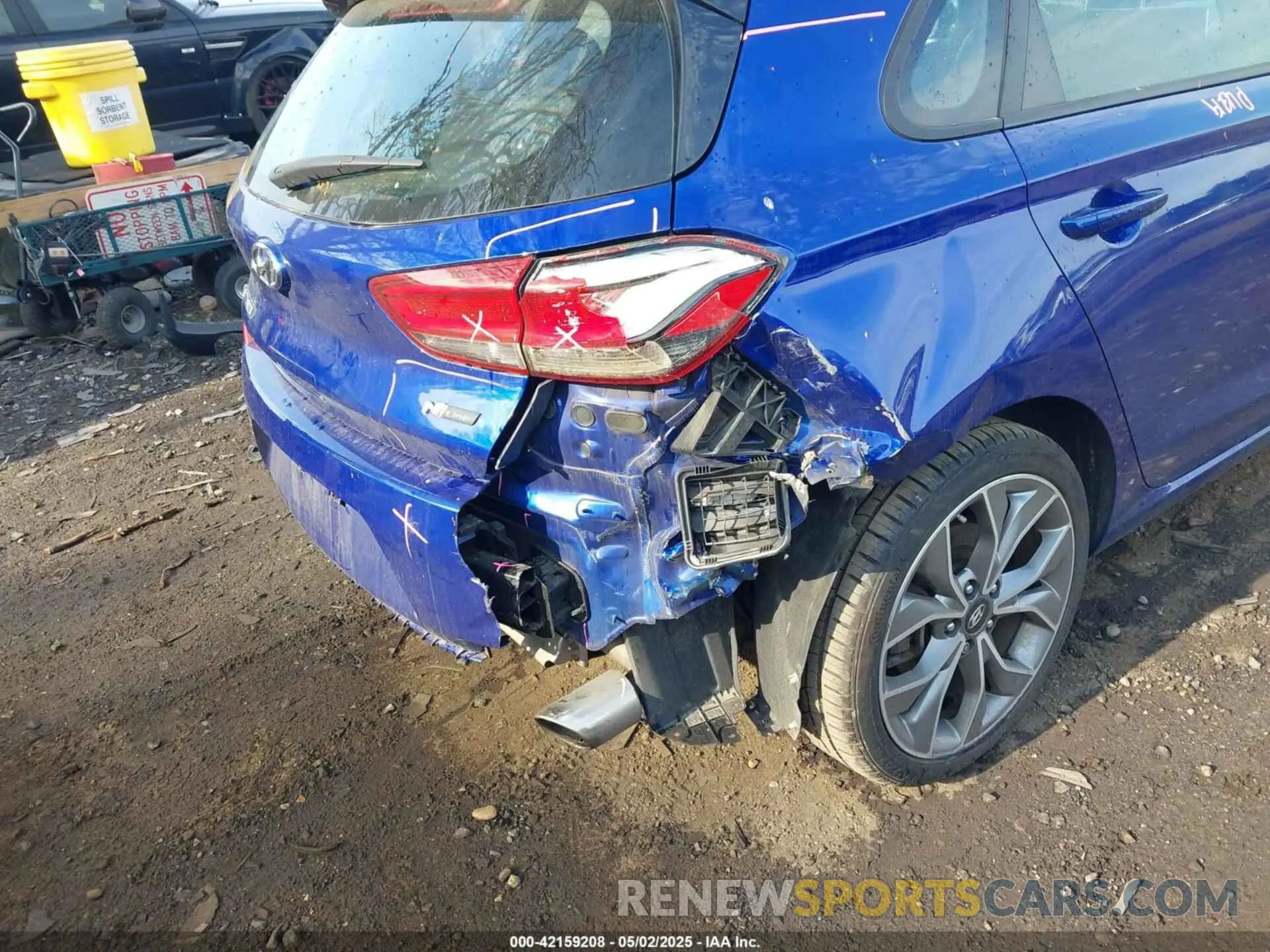 6 Photograph of a damaged car KMHH55LC2KU106433 HYUNDAI ELANTRA GT 2019