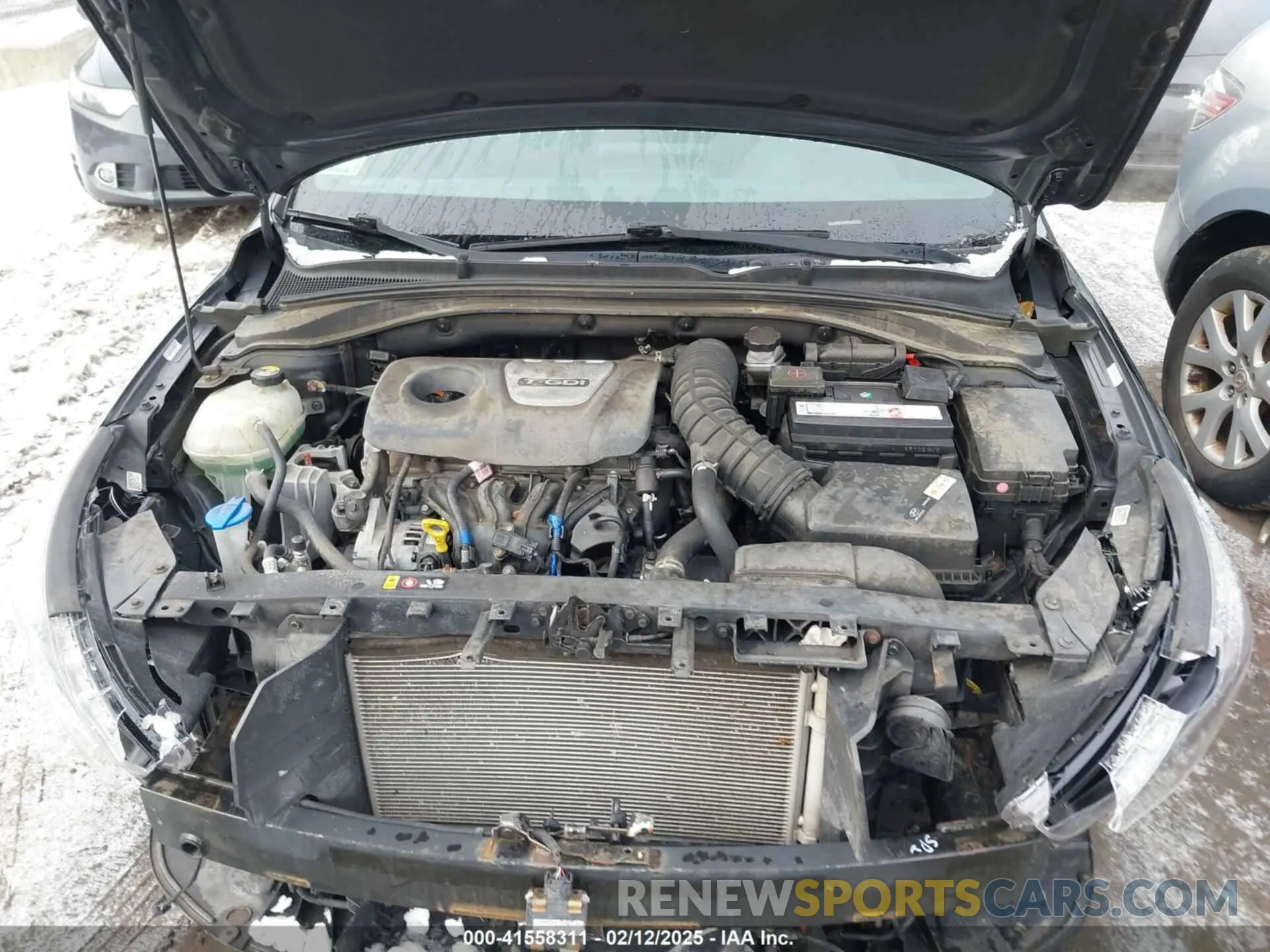 10 Photograph of a damaged car KMHH55LC4KU106319 HYUNDAI ELANTRA GT 2019