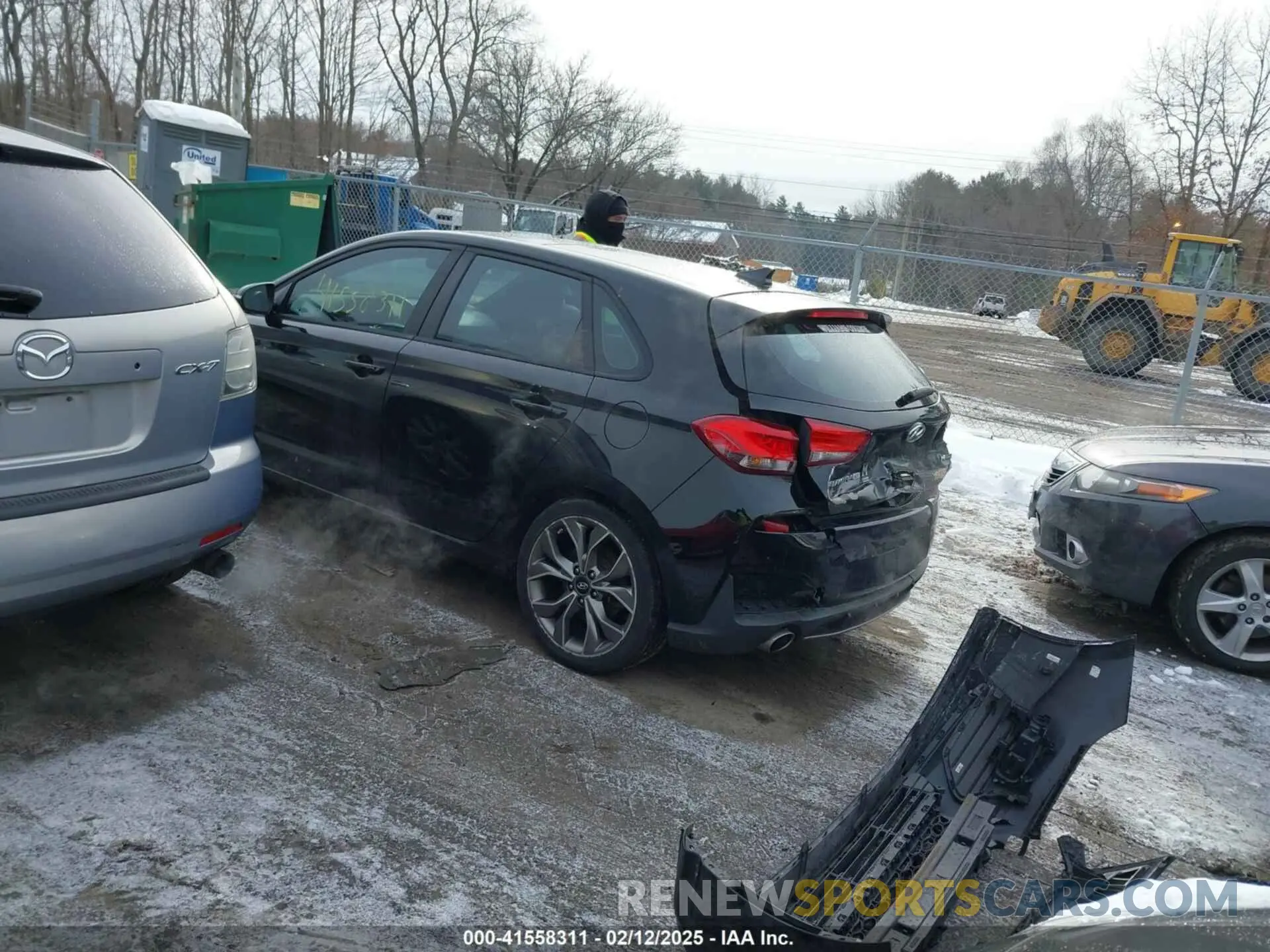 3 Photograph of a damaged car KMHH55LC4KU106319 HYUNDAI ELANTRA GT 2019