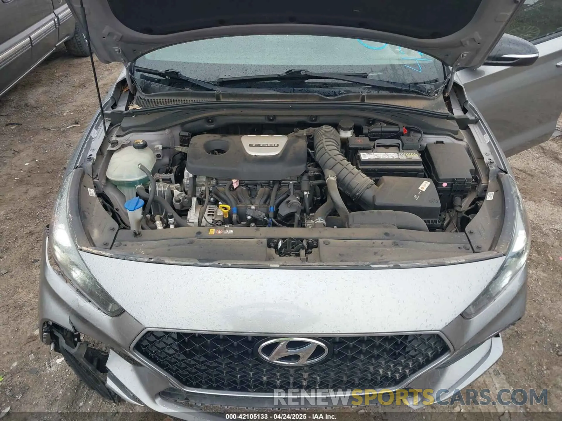 10 Photograph of a damaged car KMHH55LC8LU127949 HYUNDAI ELANTRA GT 2020