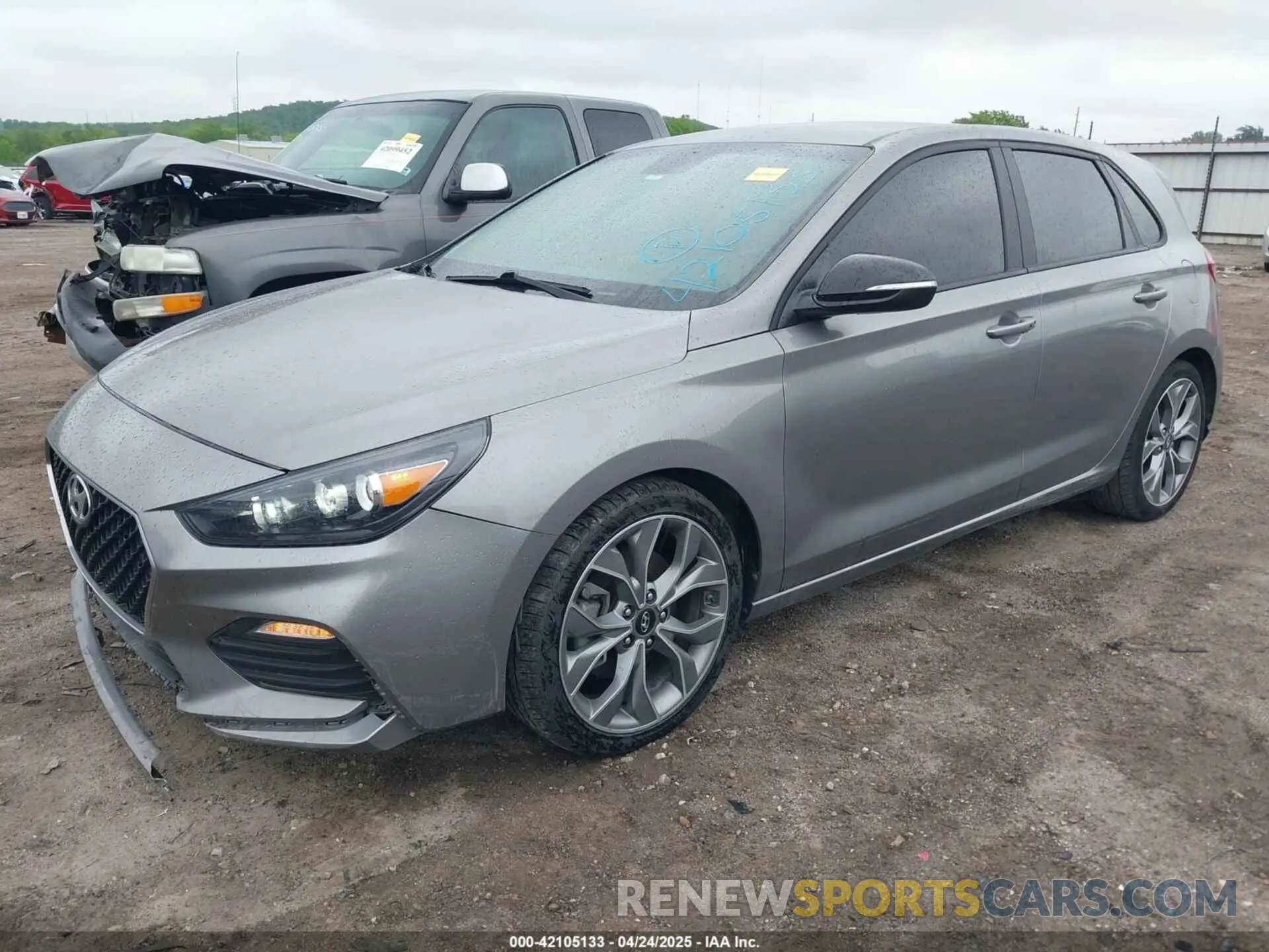 2 Photograph of a damaged car KMHH55LC8LU127949 HYUNDAI ELANTRA GT 2020