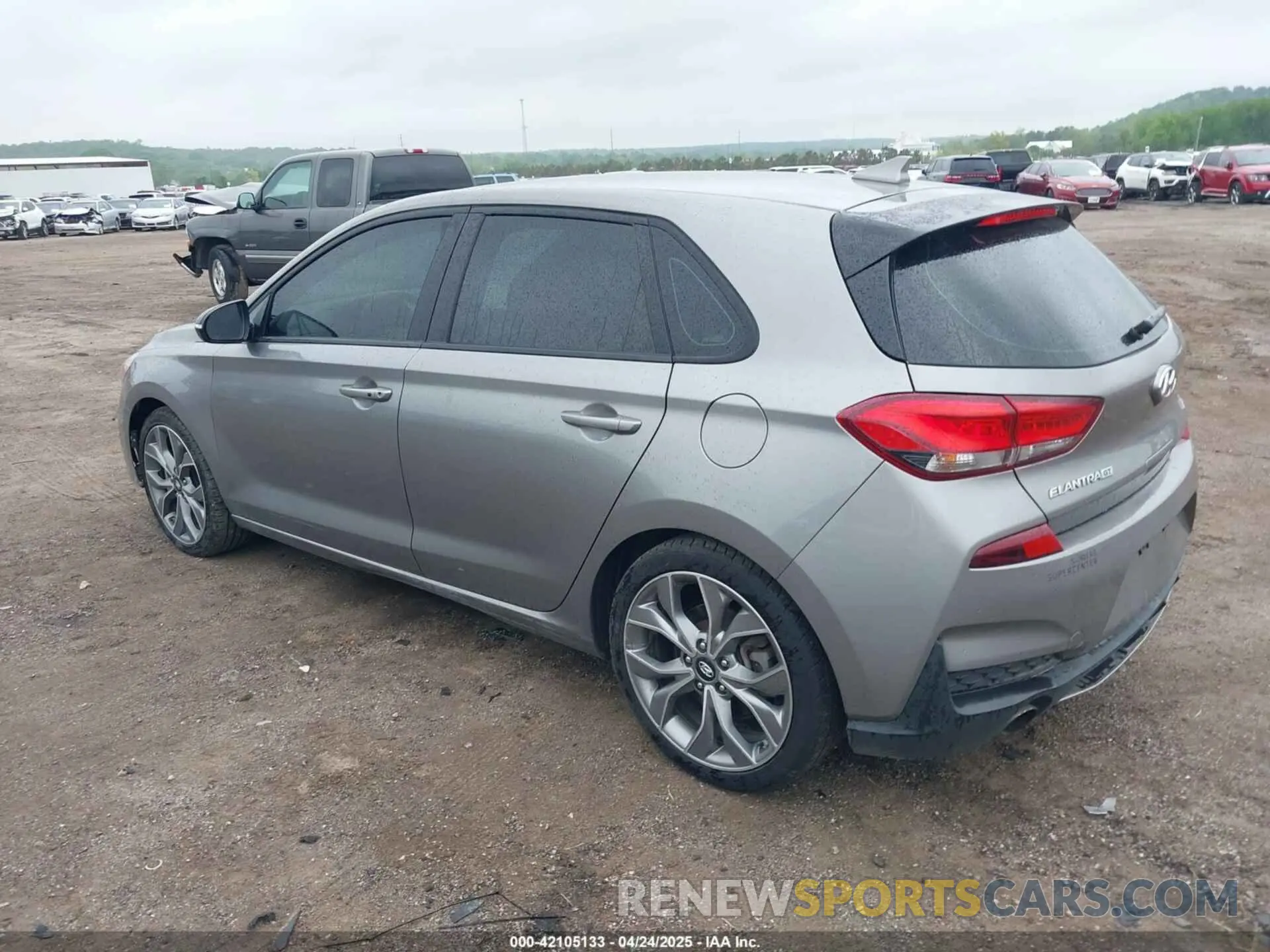 3 Photograph of a damaged car KMHH55LC8LU127949 HYUNDAI ELANTRA GT 2020
