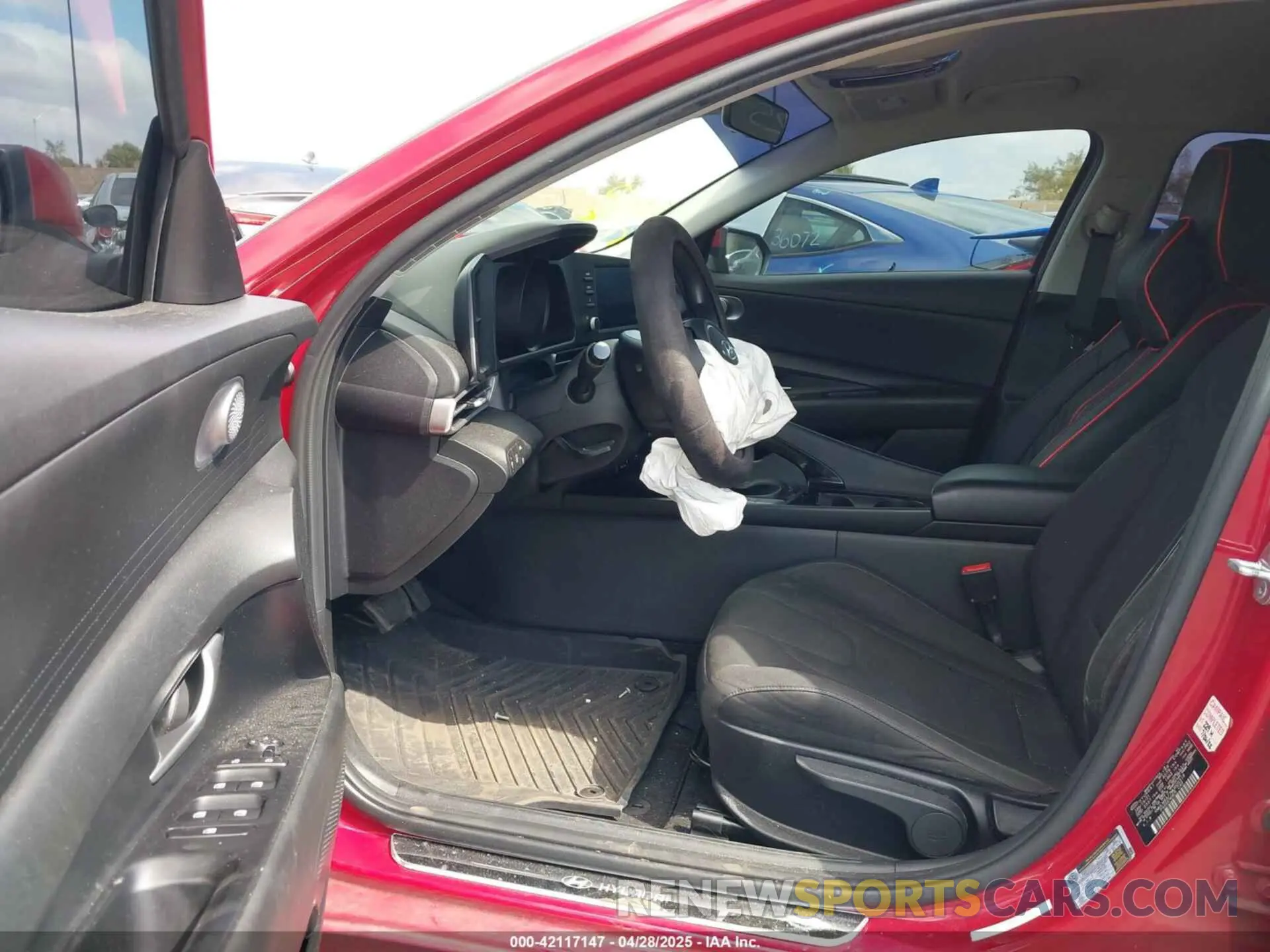 5 Фотография поврежденного автомобиля KMHLM4AJ7MU005318 HYUNDAI ELANTRA HYBRID 2021