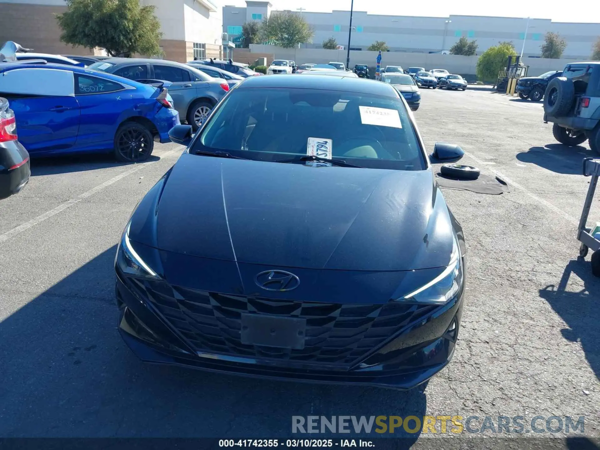 13 Фотография поврежденного автомобиля KMHLM4AJ8MU012133 HYUNDAI ELANTRA HYBRID 2021