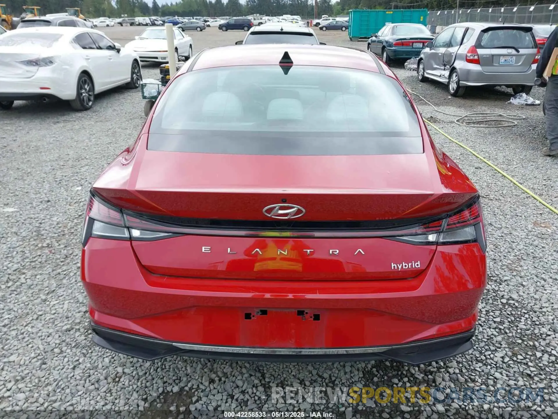 16 Photograph of a damaged car KMHLN4AJ2MU005191 HYUNDAI ELANTRA HYBRID 2021