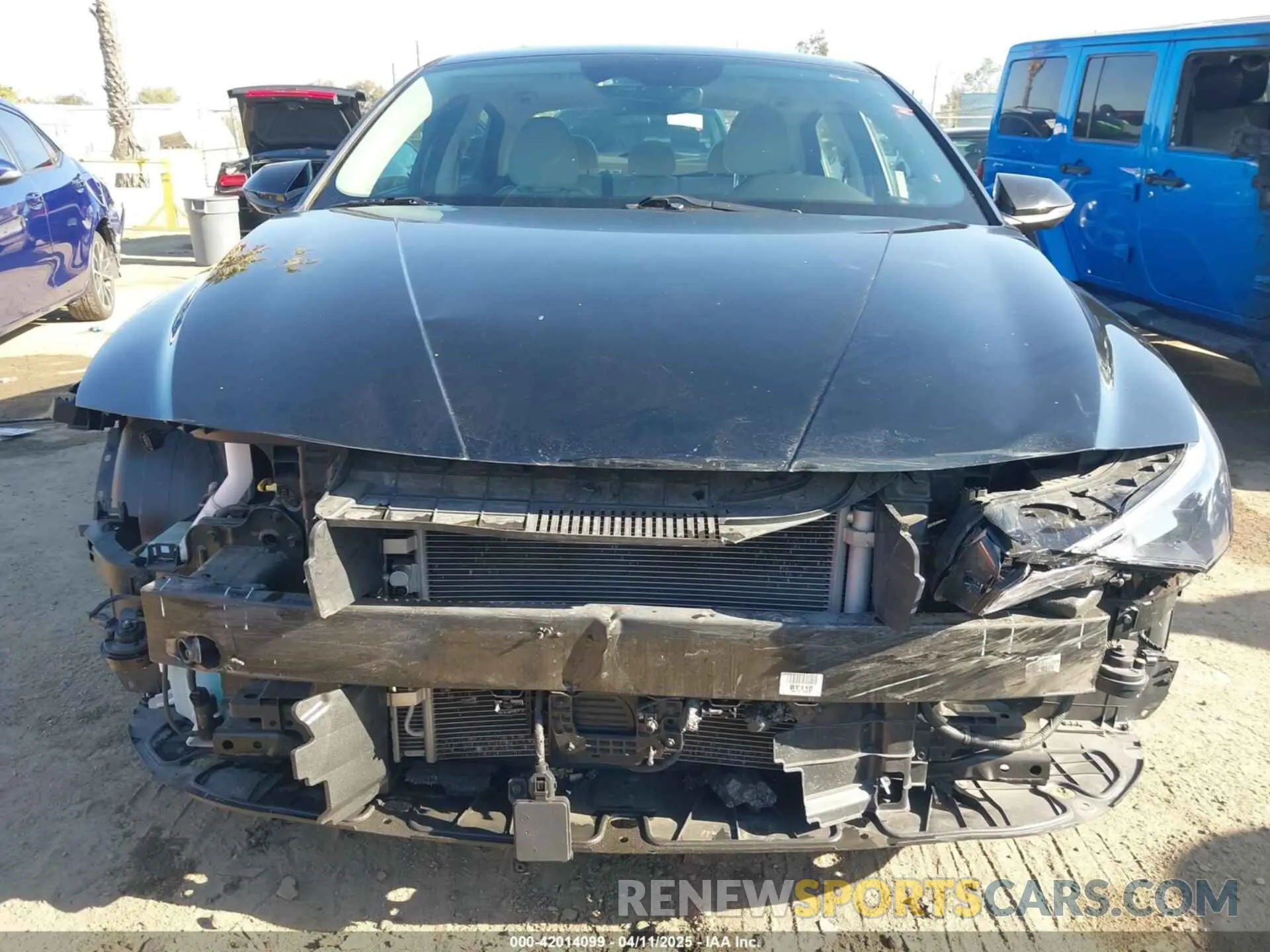 13 Фотография поврежденного автомобиля KMHLN4AJ4MU005340 HYUNDAI ELANTRA HYBRID 2021