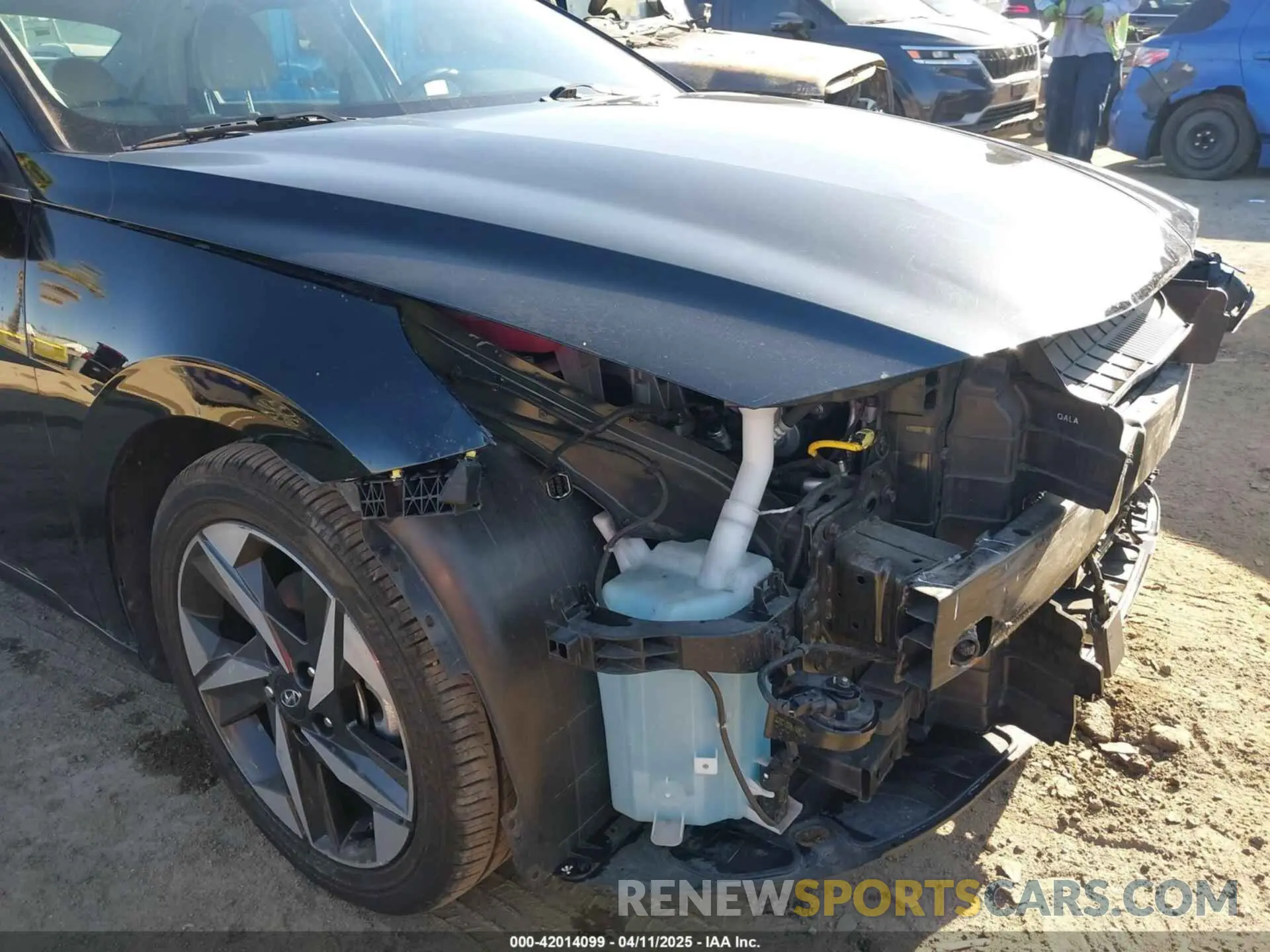 6 Фотография поврежденного автомобиля KMHLN4AJ4MU005340 HYUNDAI ELANTRA HYBRID 2021