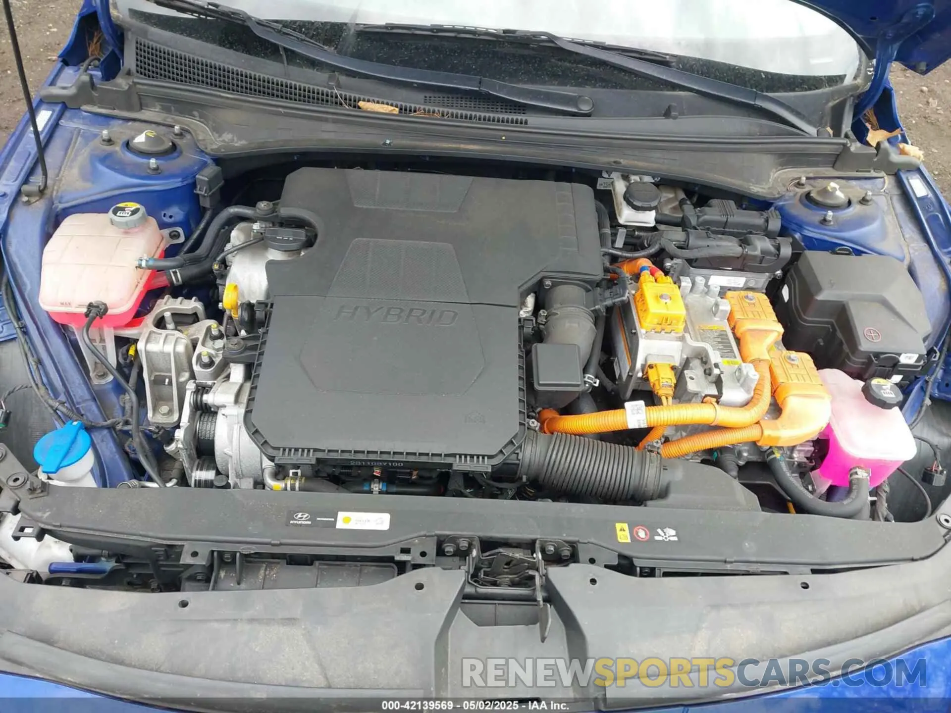 10 Photograph of a damaged car KMHLM4AJ0NU023998 HYUNDAI ELANTRA HYBRID 2022