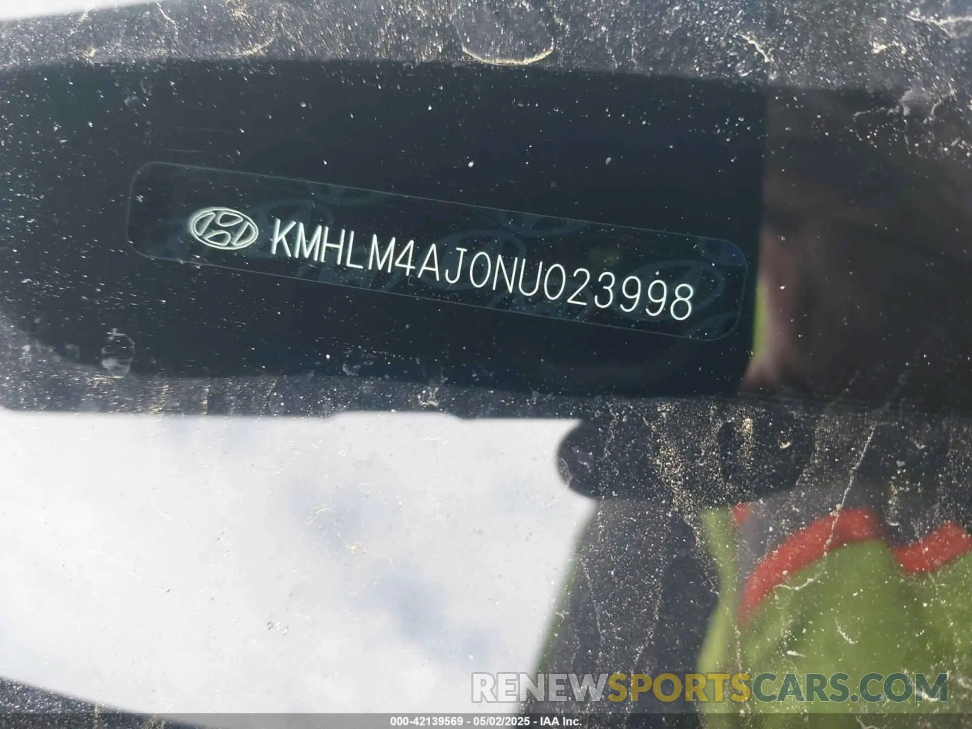 17 Photograph of a damaged car KMHLM4AJ0NU023998 HYUNDAI ELANTRA HYBRID 2022