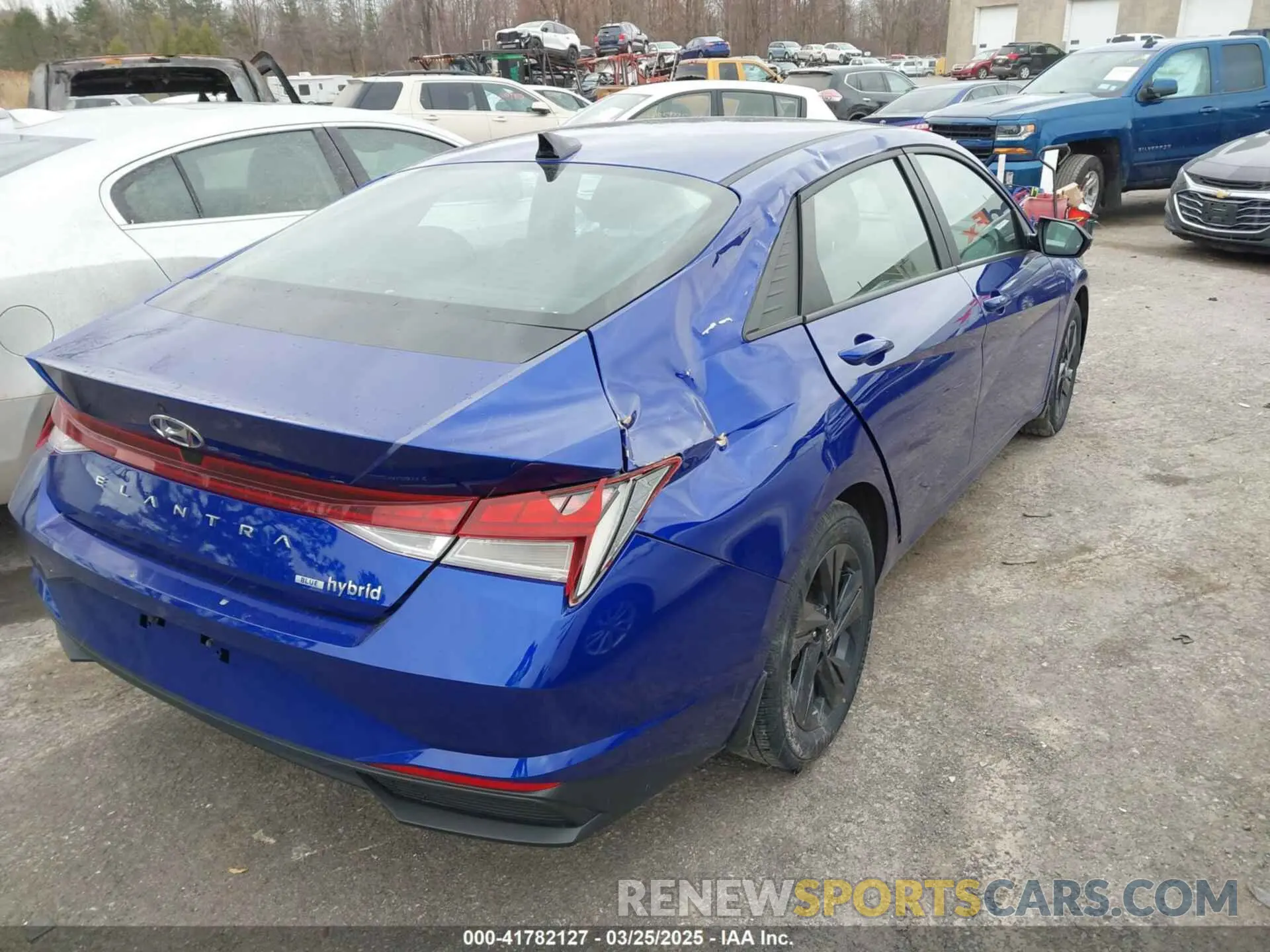 4 Фотография поврежденного автомобиля KMHLM4AJ2NU025963 HYUNDAI ELANTRA HYBRID 2022