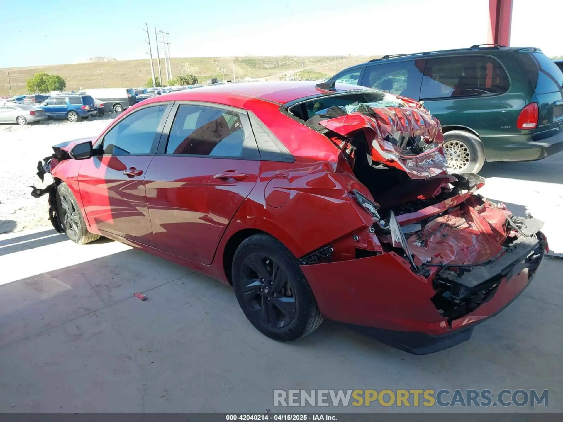 15 Photograph of a damaged car KMHLM4AJ4NU030243 HYUNDAI ELANTRA HYBRID 2022