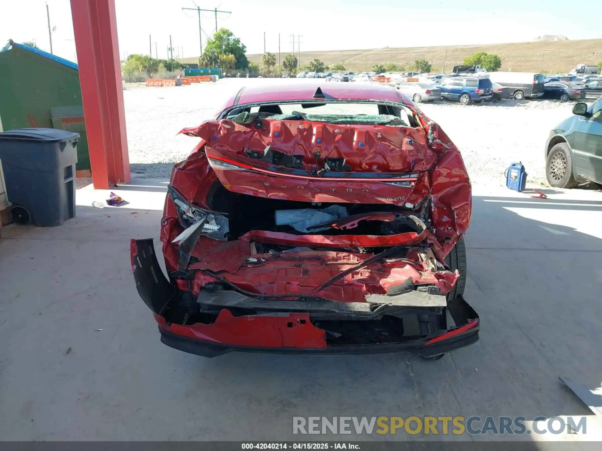 17 Photograph of a damaged car KMHLM4AJ4NU030243 HYUNDAI ELANTRA HYBRID 2022