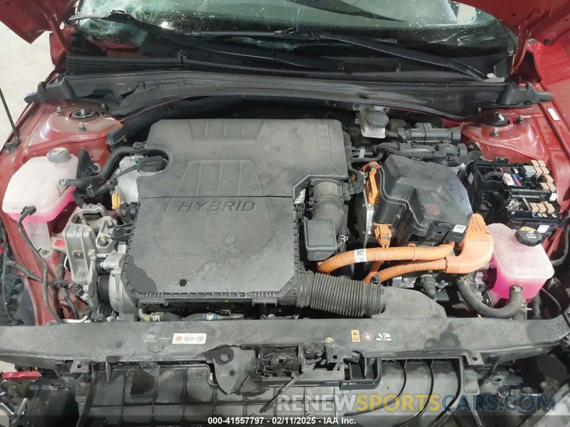 10 Фотография поврежденного автомобиля KMHLM4AJ7NU030804 HYUNDAI ELANTRA HYBRID 2022
