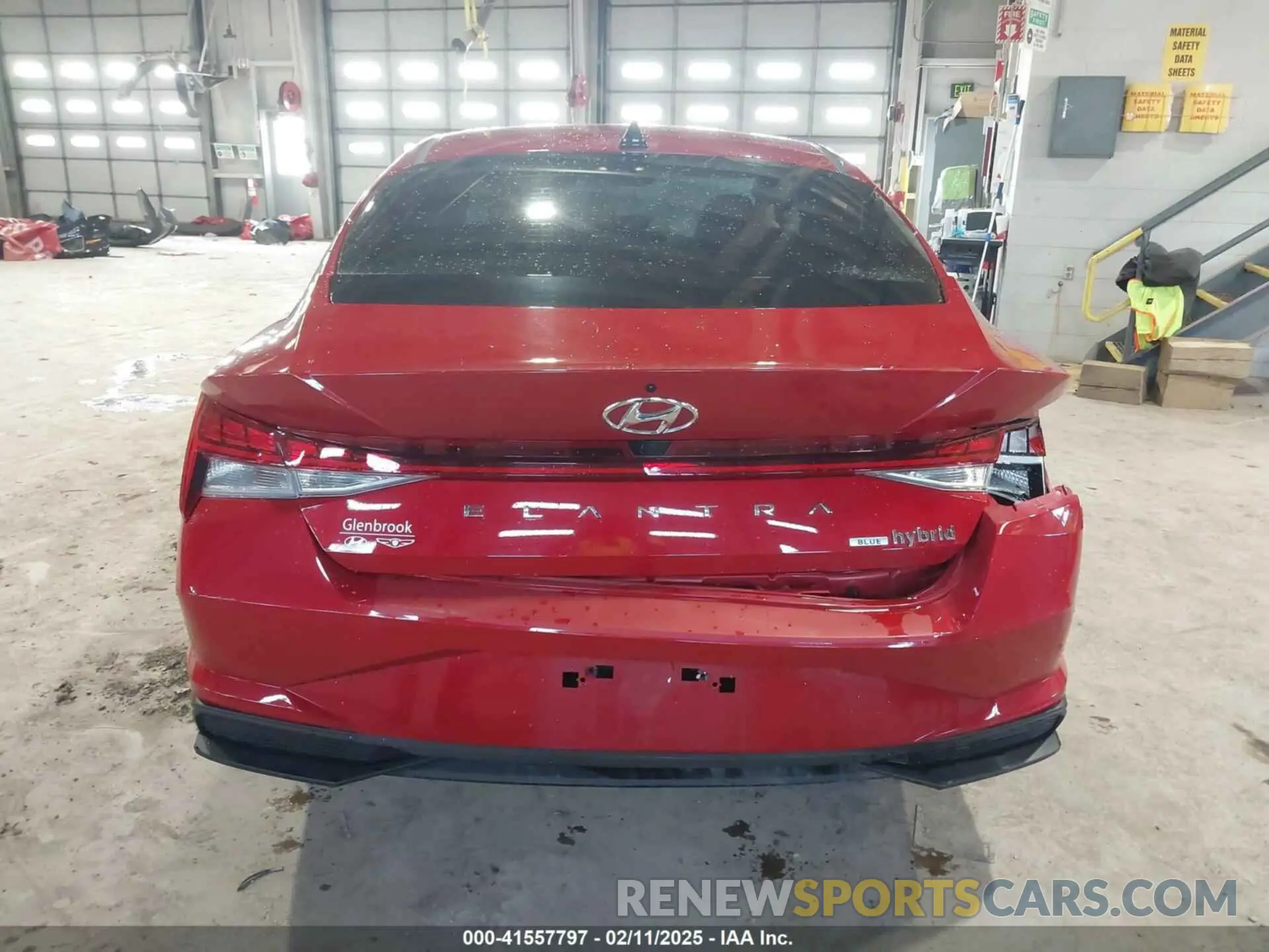 16 Фотография поврежденного автомобиля KMHLM4AJ7NU030804 HYUNDAI ELANTRA HYBRID 2022