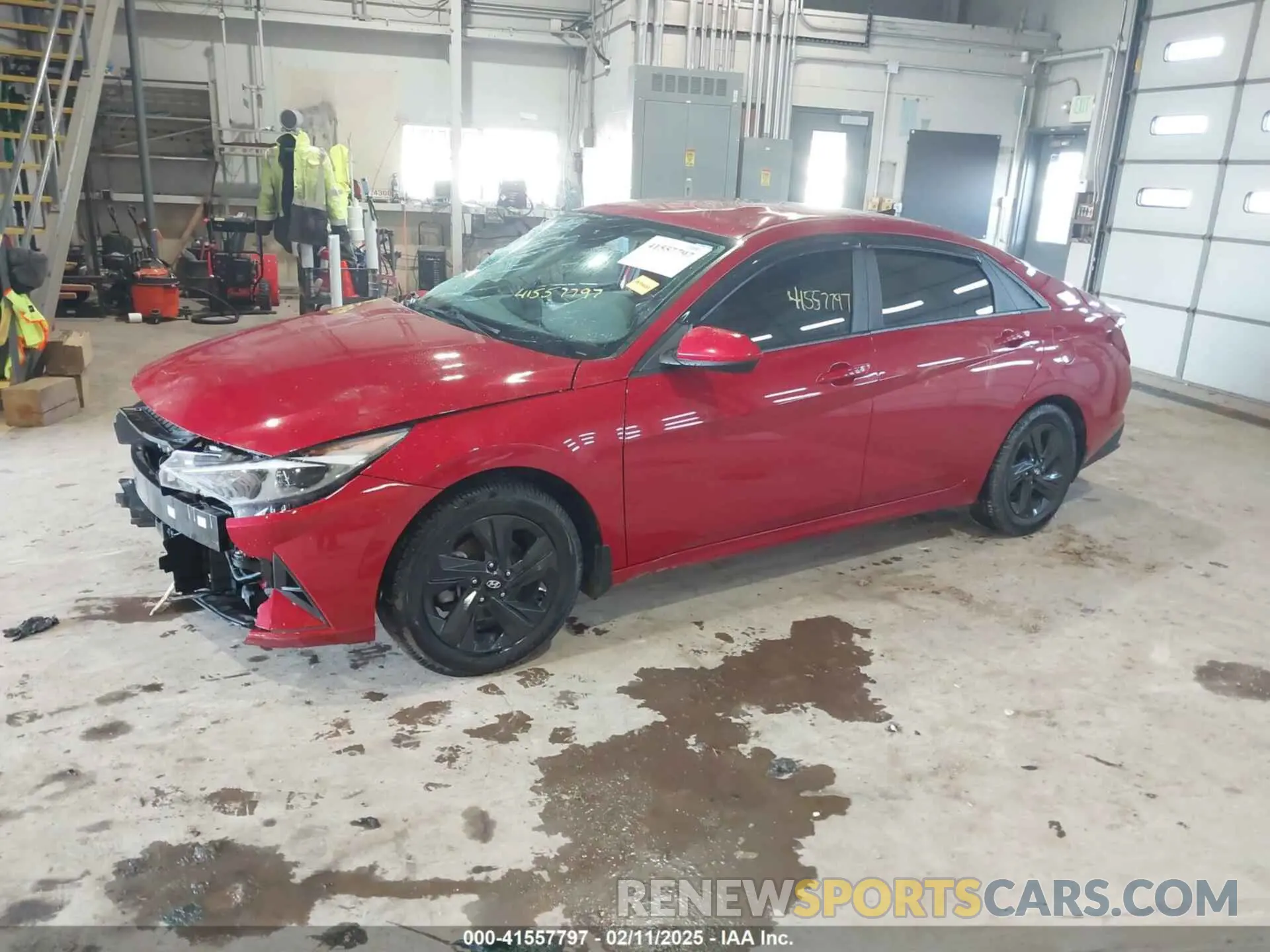 2 Фотография поврежденного автомобиля KMHLM4AJ7NU030804 HYUNDAI ELANTRA HYBRID 2022