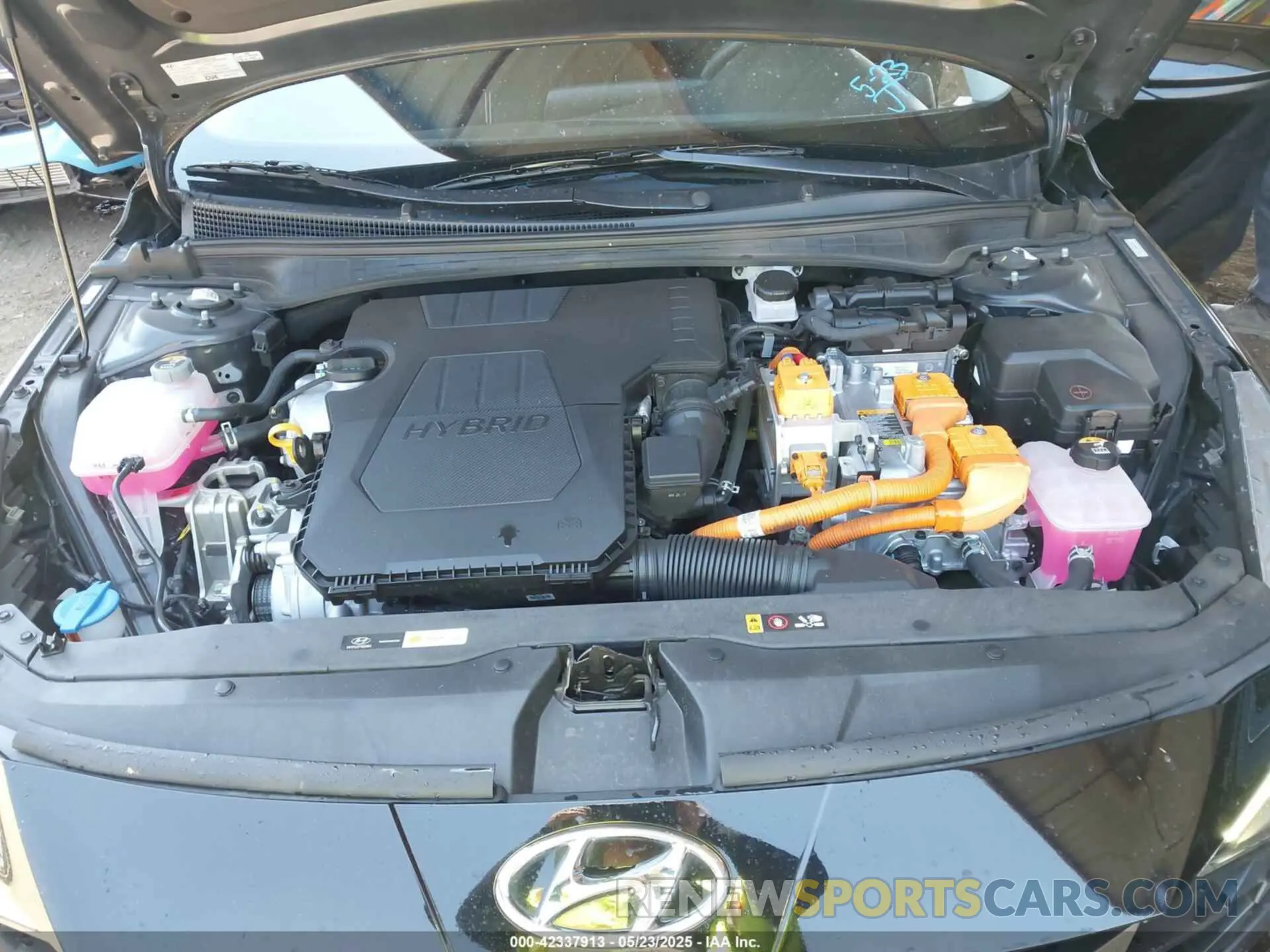 10 Photograph of a damaged car KMHLM4AJ8NU032349 HYUNDAI ELANTRA HYBRID 2022
