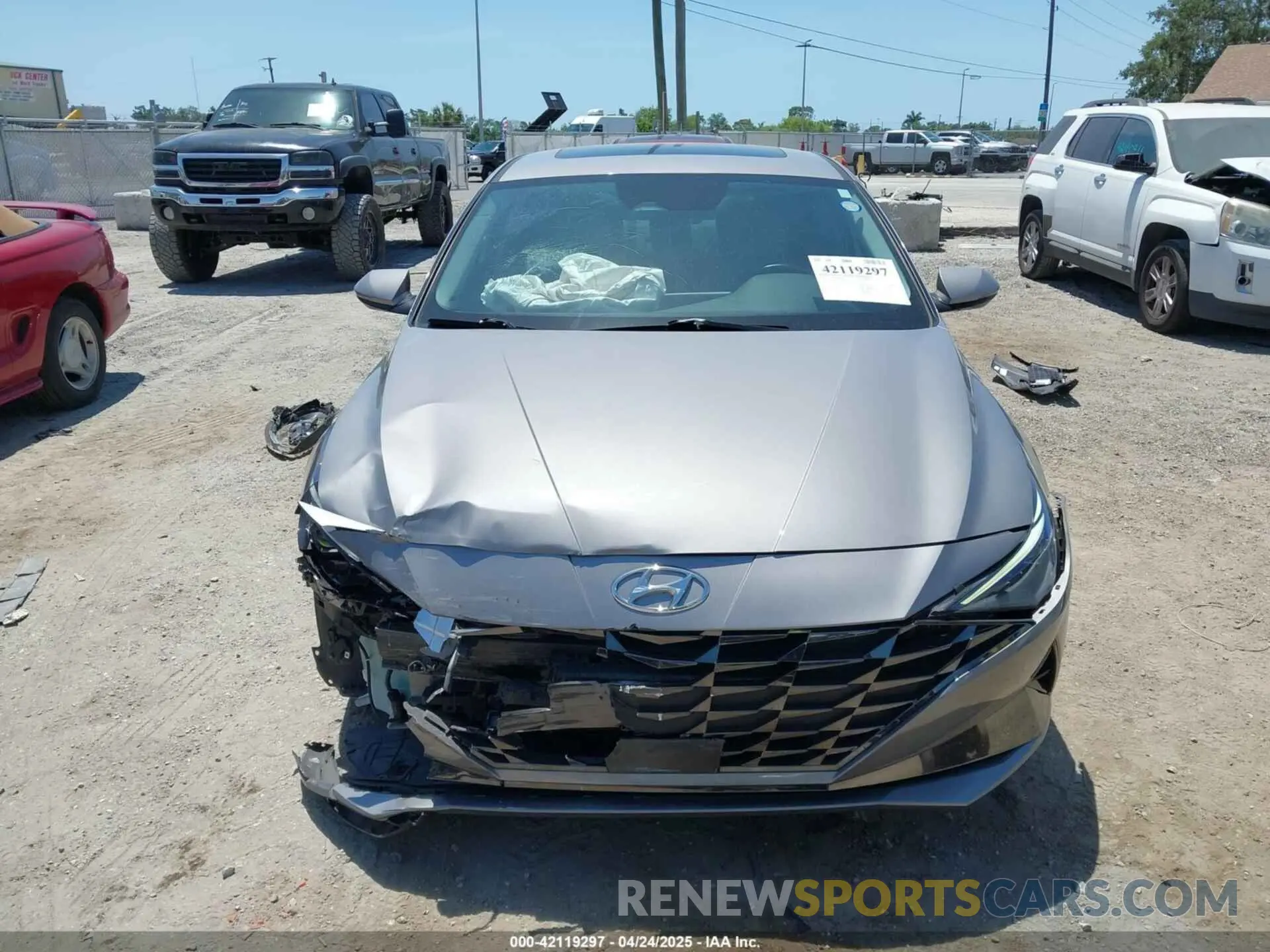 6 Photograph of a damaged car KMHLN4AJ1NU027118 HYUNDAI ELANTRA HYBRID 2022