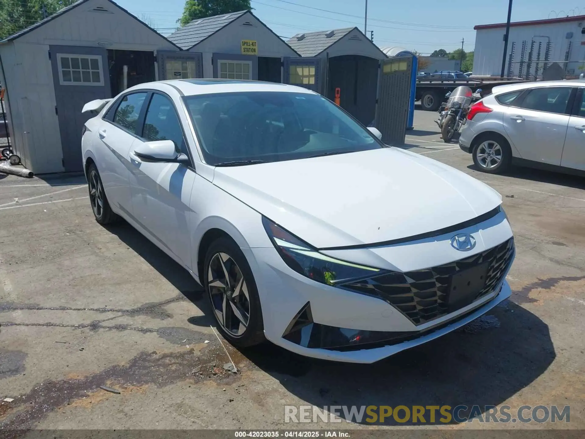1 Фотография поврежденного автомобиля KMHLN4AJ2NU019478 HYUNDAI ELANTRA HYBRID 2022