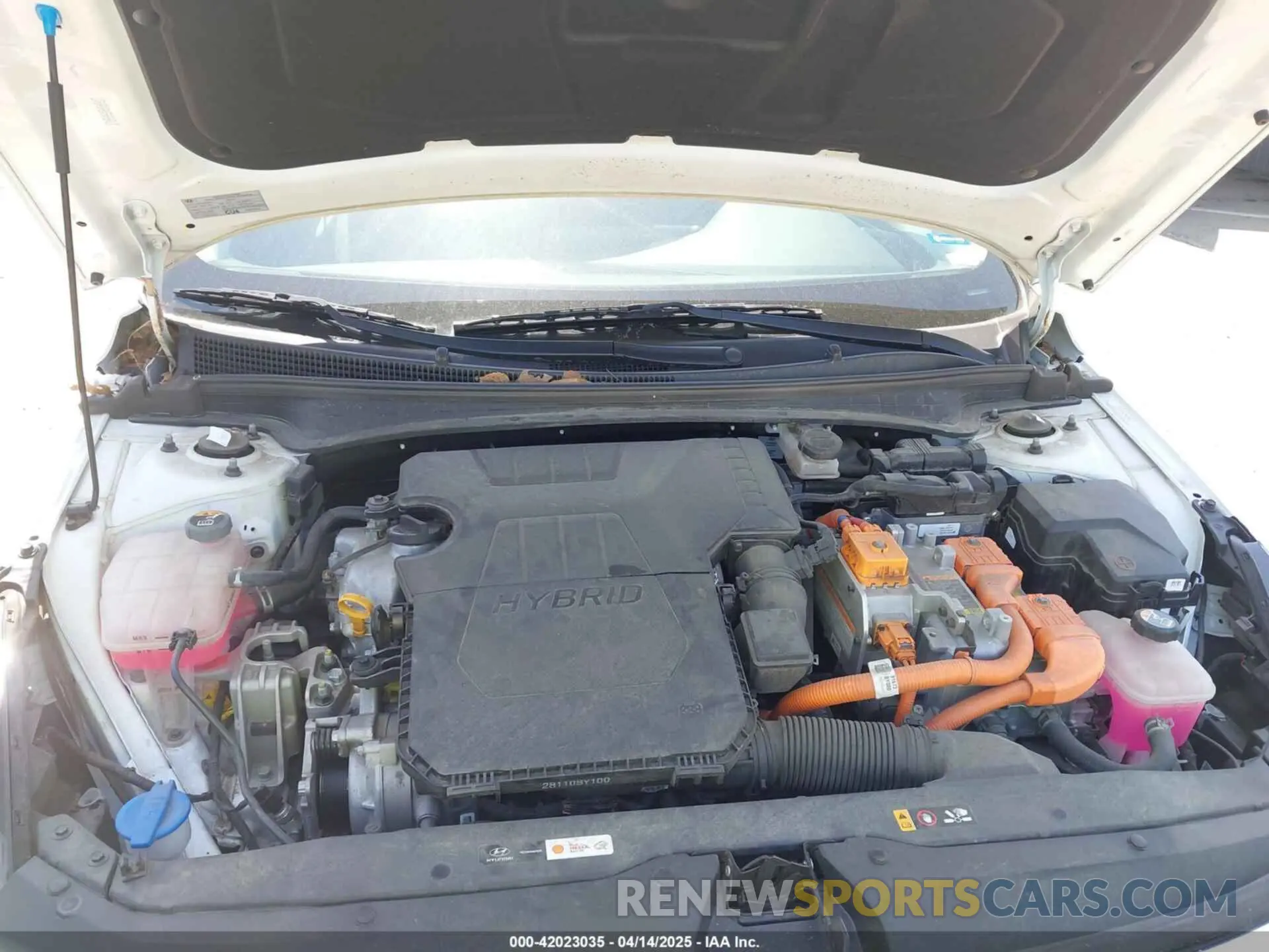 10 Фотография поврежденного автомобиля KMHLN4AJ2NU019478 HYUNDAI ELANTRA HYBRID 2022
