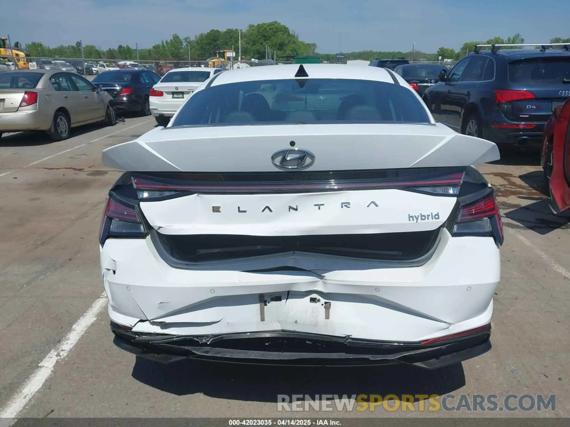 16 Фотография поврежденного автомобиля KMHLN4AJ2NU019478 HYUNDAI ELANTRA HYBRID 2022