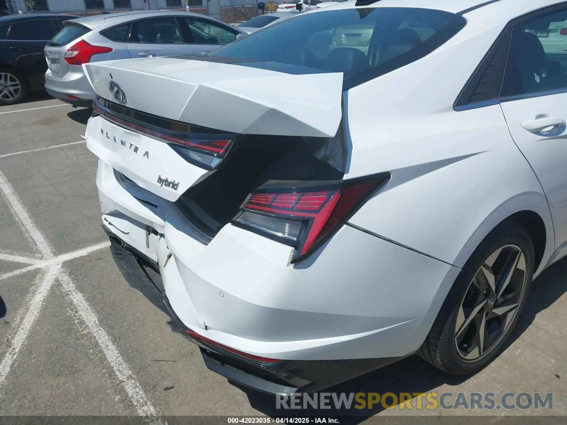 17 Фотография поврежденного автомобиля KMHLN4AJ2NU019478 HYUNDAI ELANTRA HYBRID 2022