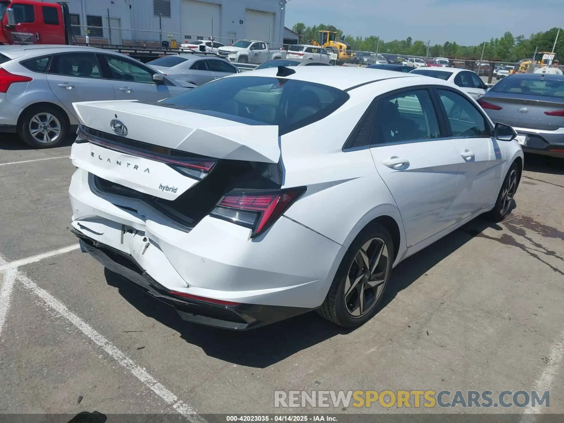 4 Фотография поврежденного автомобиля KMHLN4AJ2NU019478 HYUNDAI ELANTRA HYBRID 2022