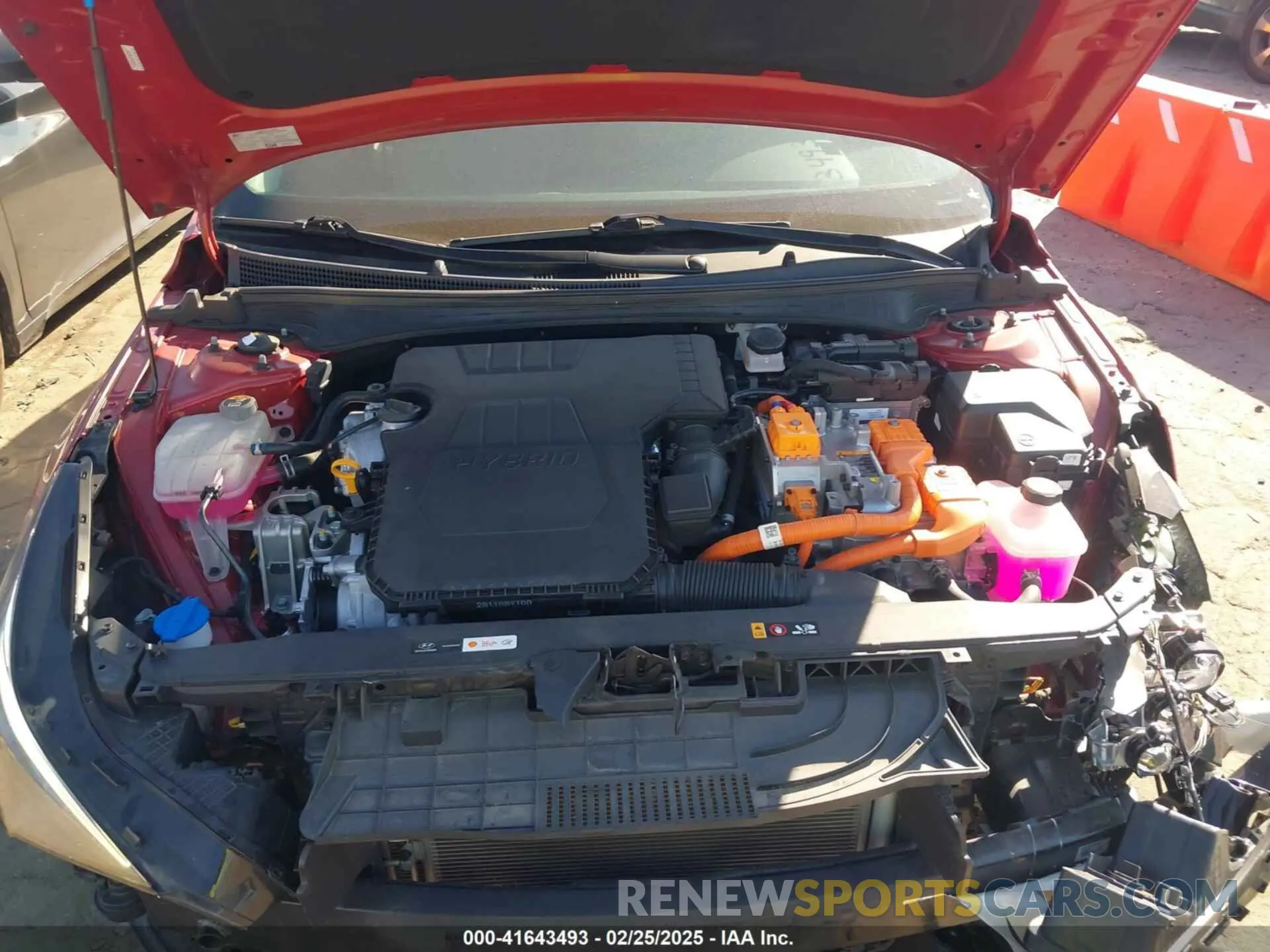 10 Фотография поврежденного автомобиля KMHLN4AJ2NU024213 HYUNDAI ELANTRA HYBRID 2022