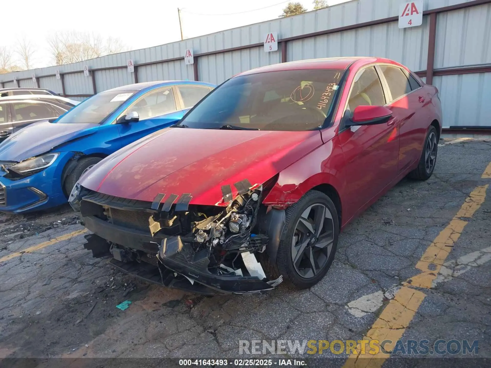 2 Фотография поврежденного автомобиля KMHLN4AJ2NU024213 HYUNDAI ELANTRA HYBRID 2022