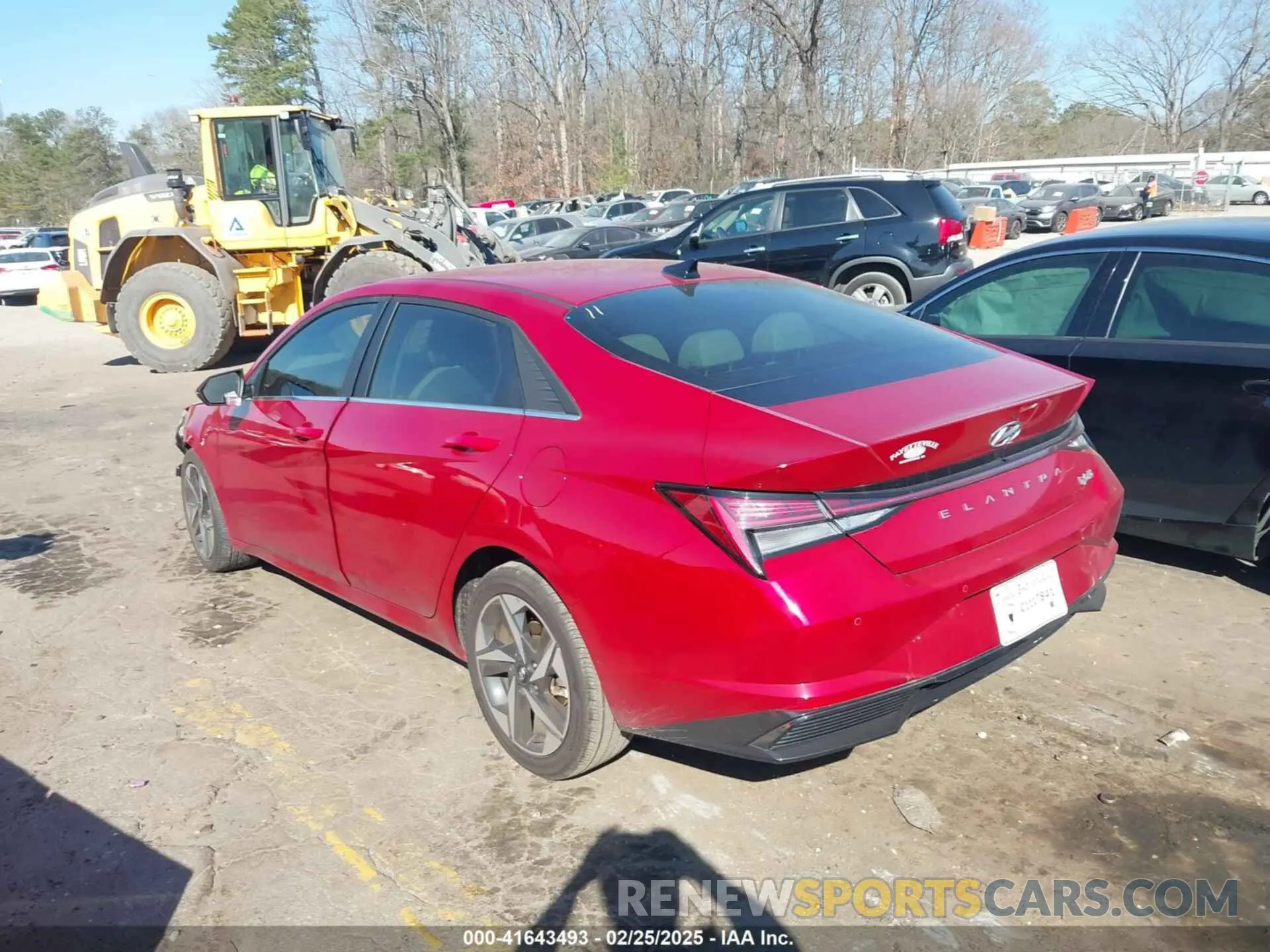 3 Фотография поврежденного автомобиля KMHLN4AJ2NU024213 HYUNDAI ELANTRA HYBRID 2022