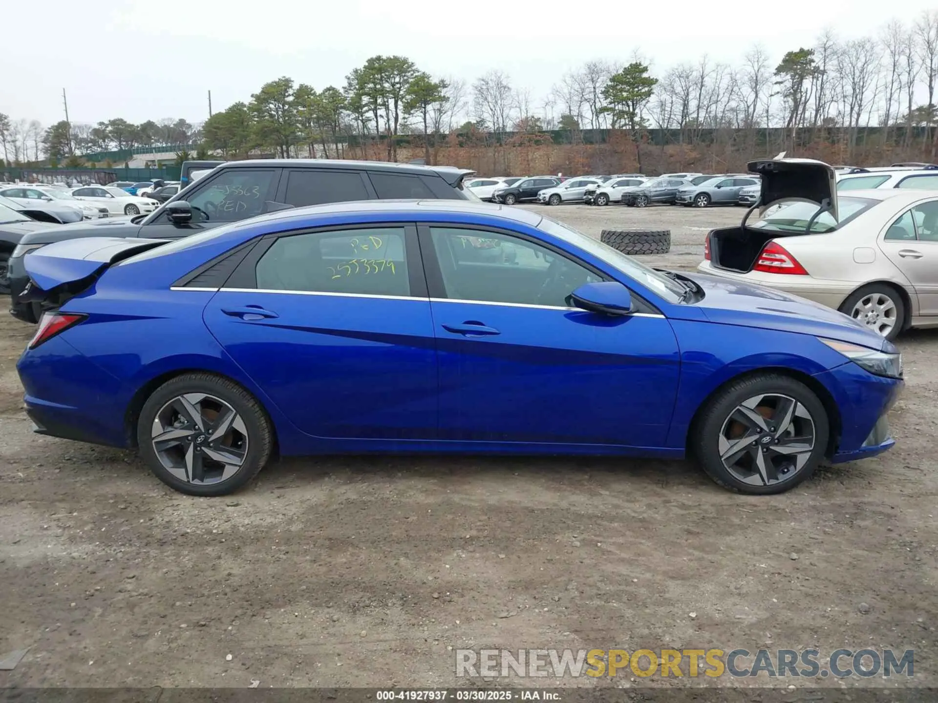 12 Фотография поврежденного автомобиля KMHLN4AJ4NU019787 HYUNDAI ELANTRA HYBRID 2022