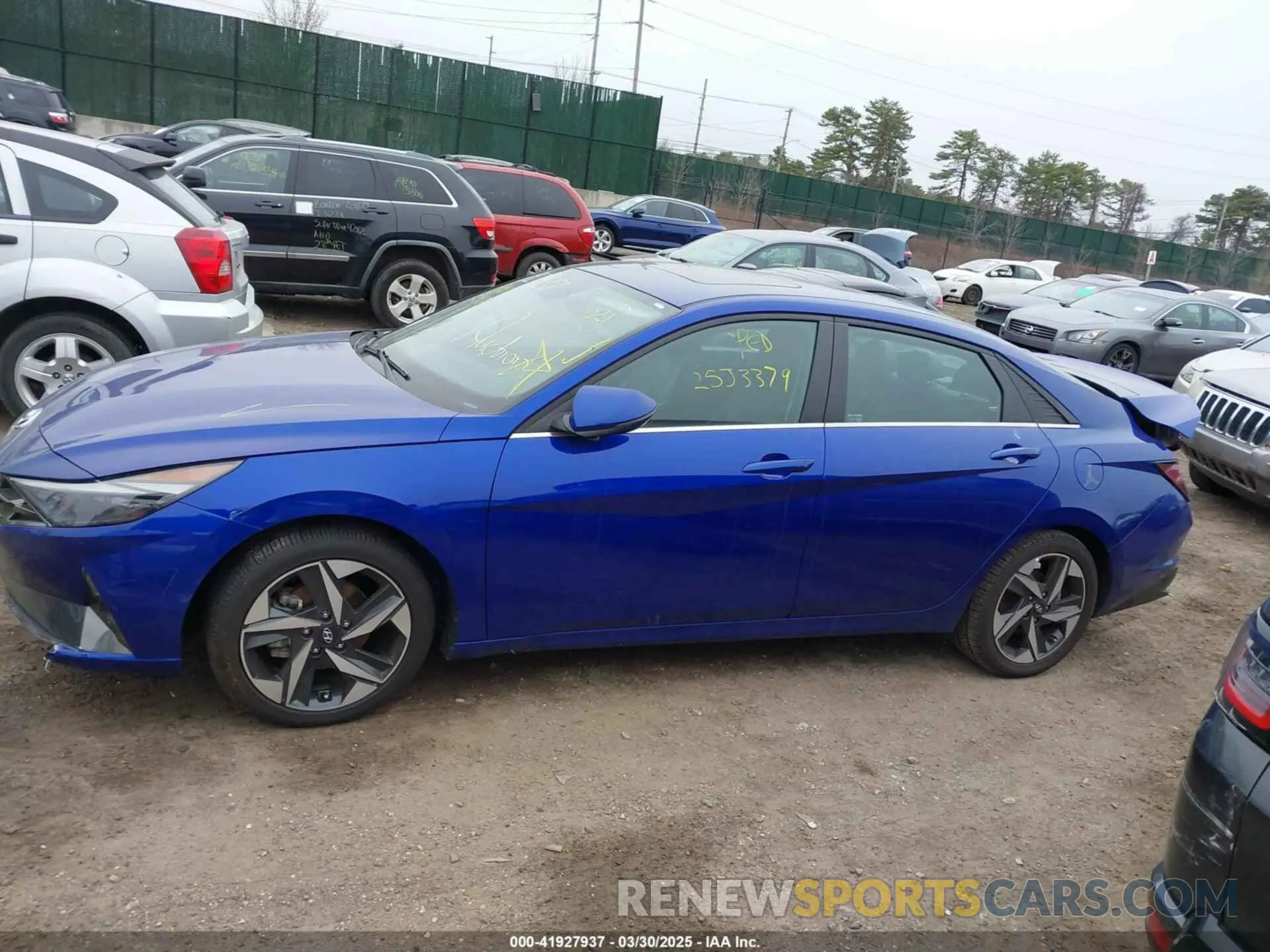 13 Фотография поврежденного автомобиля KMHLN4AJ4NU019787 HYUNDAI ELANTRA HYBRID 2022