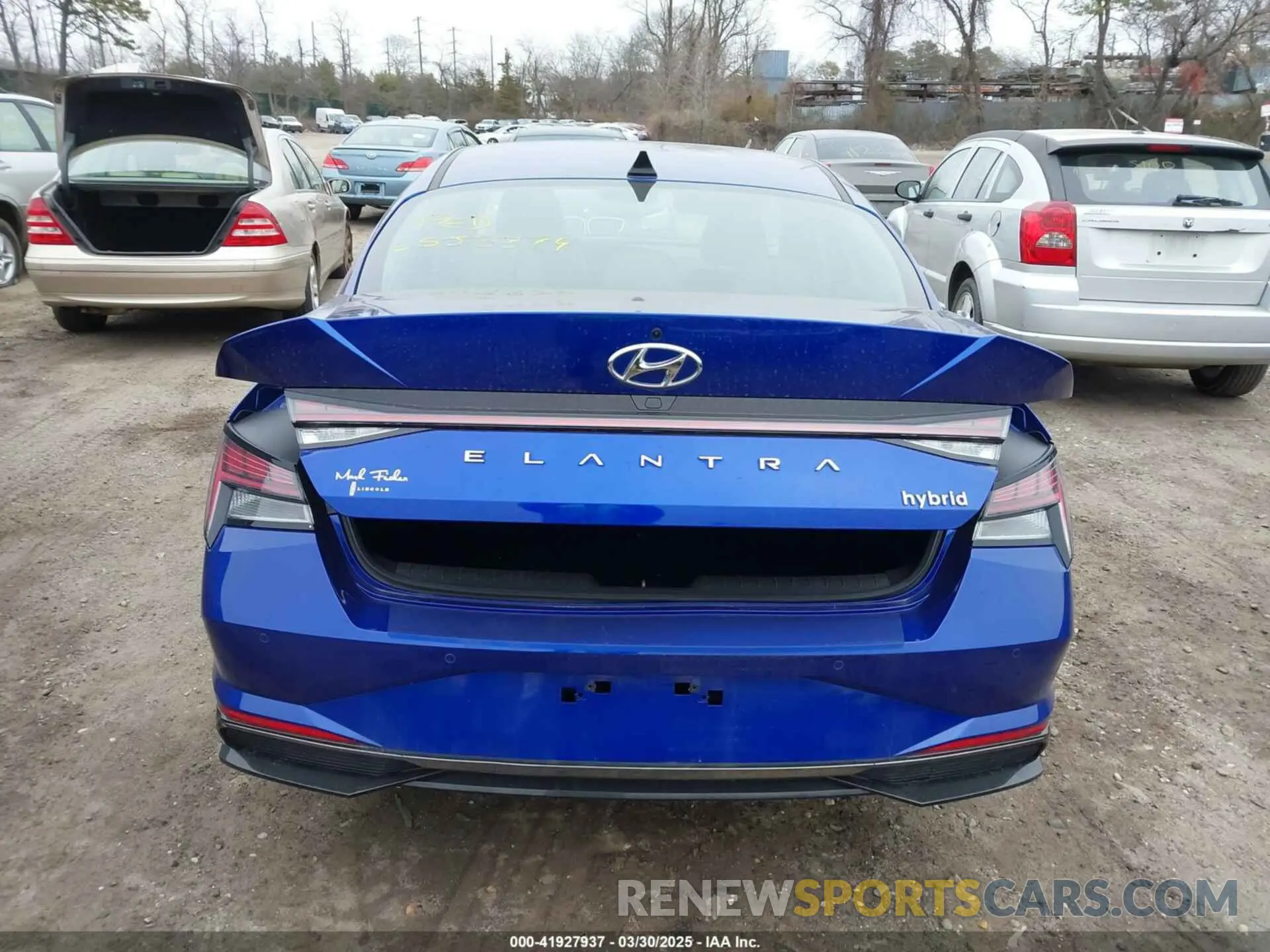 15 Фотография поврежденного автомобиля KMHLN4AJ4NU019787 HYUNDAI ELANTRA HYBRID 2022