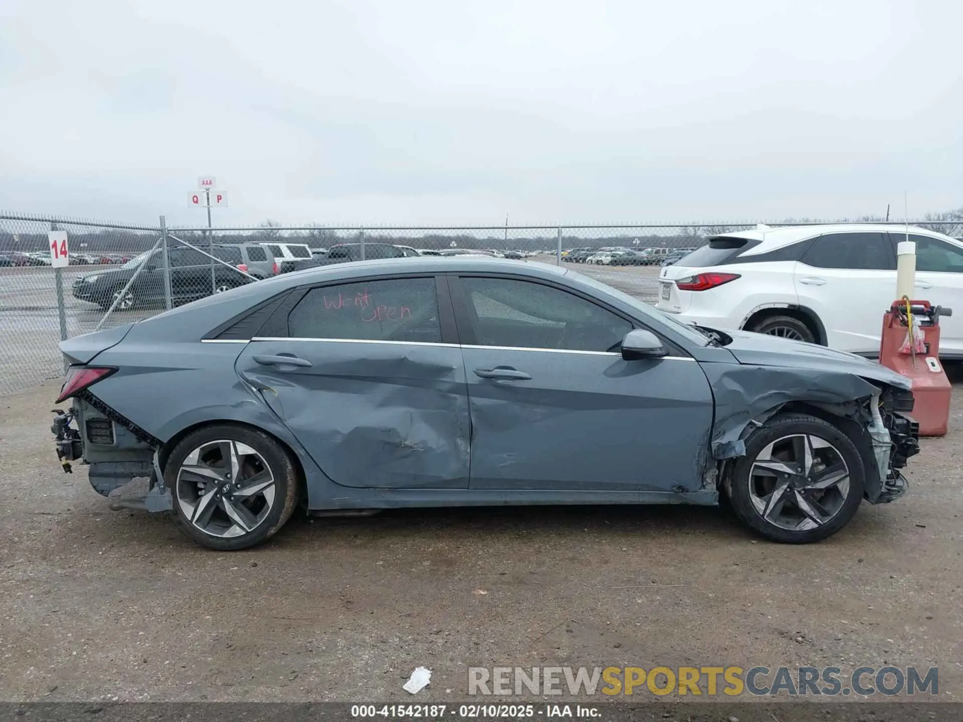 14 Фотография поврежденного автомобиля KMHLN4AJ6NU026126 HYUNDAI ELANTRA HYBRID 2022