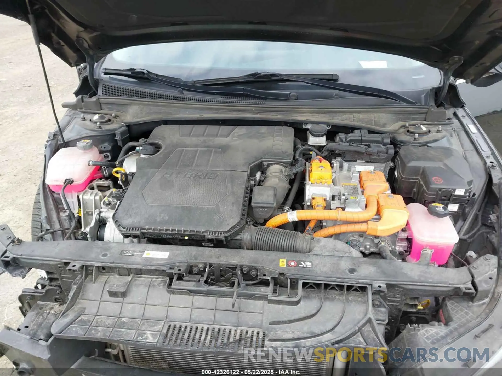 10 Photograph of a damaged car KMHLN4AJ7NU030654 HYUNDAI ELANTRA HYBRID 2022
