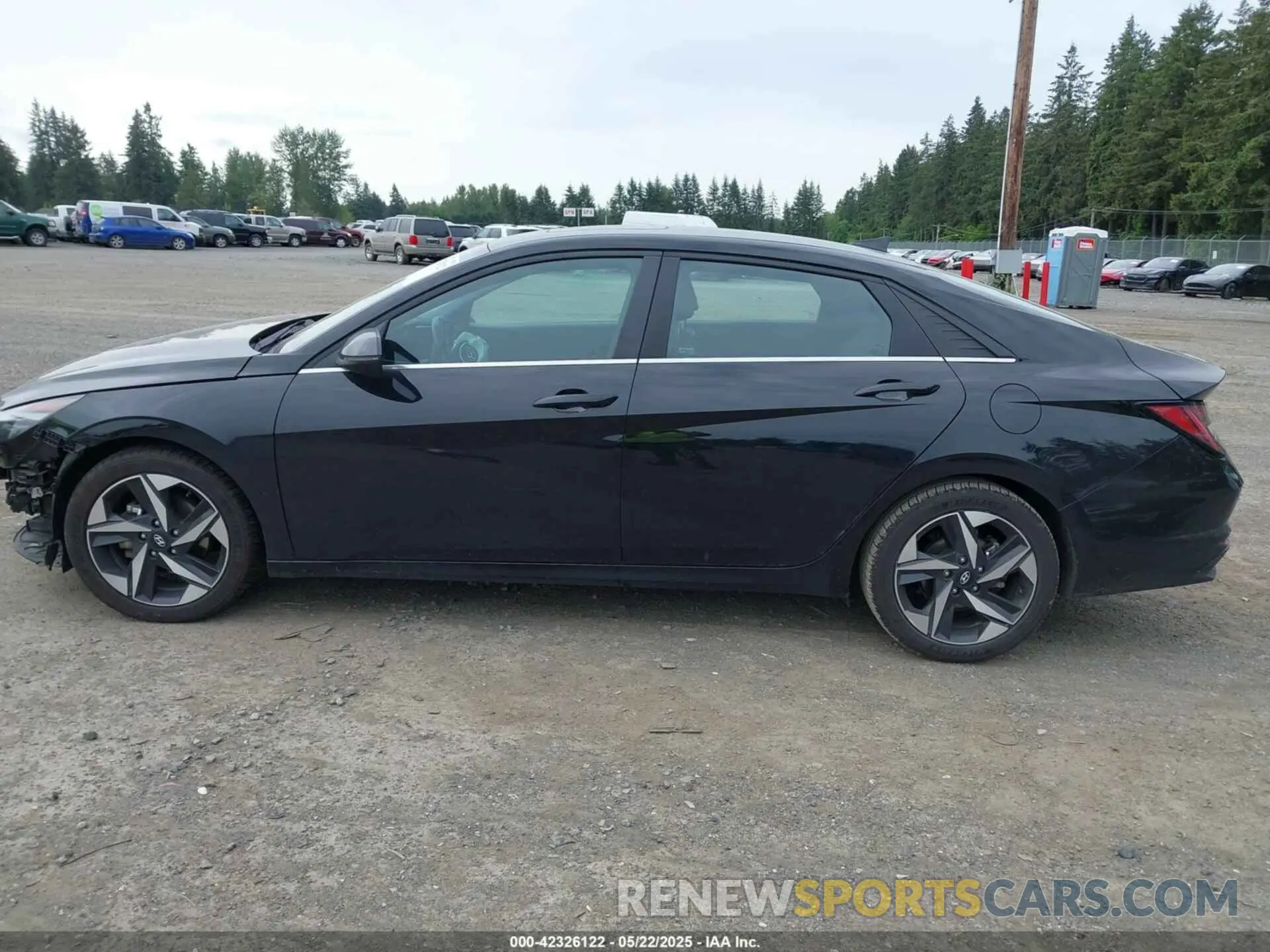 15 Photograph of a damaged car KMHLN4AJ7NU030654 HYUNDAI ELANTRA HYBRID 2022