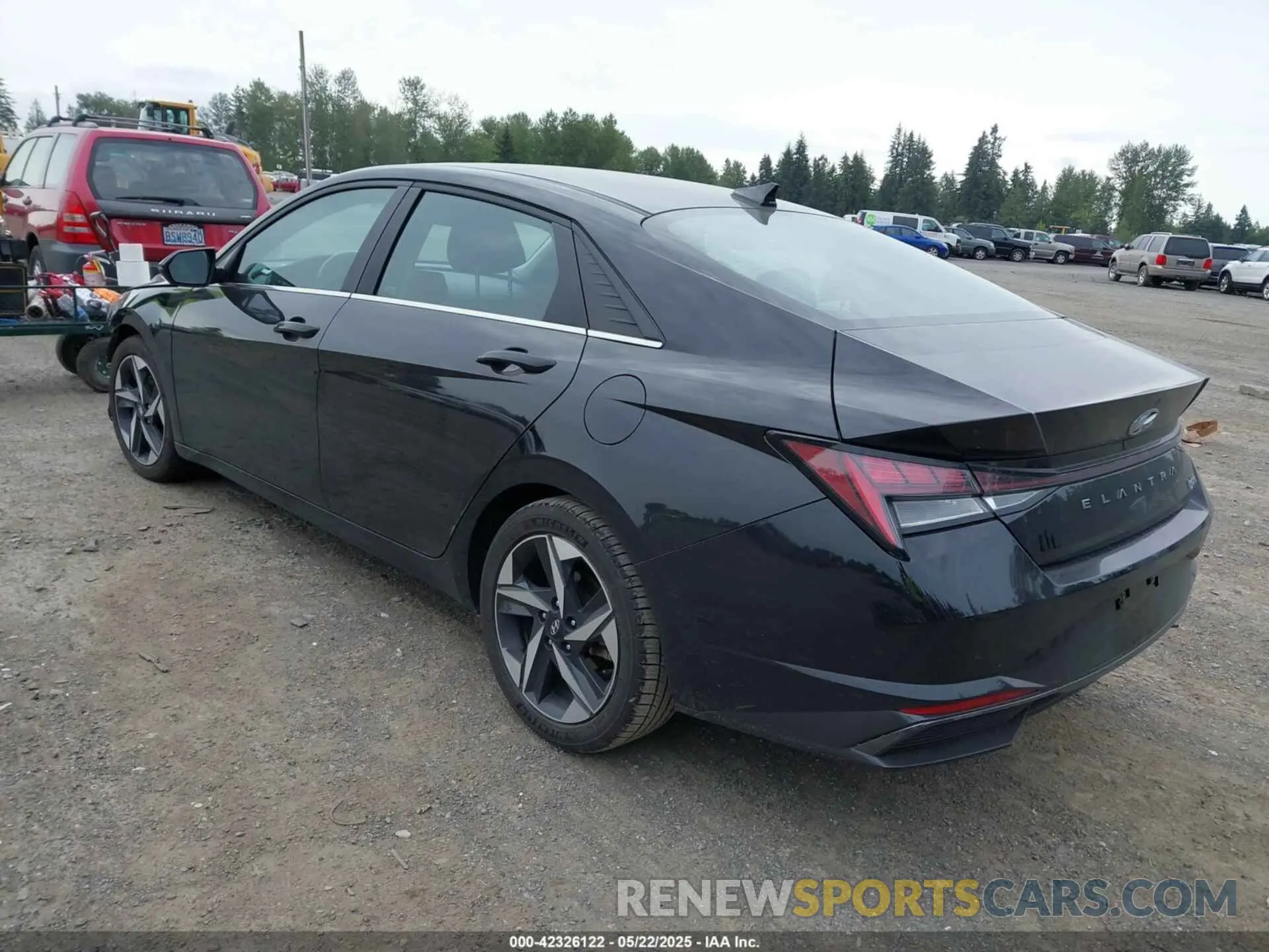 3 Photograph of a damaged car KMHLN4AJ7NU030654 HYUNDAI ELANTRA HYBRID 2022