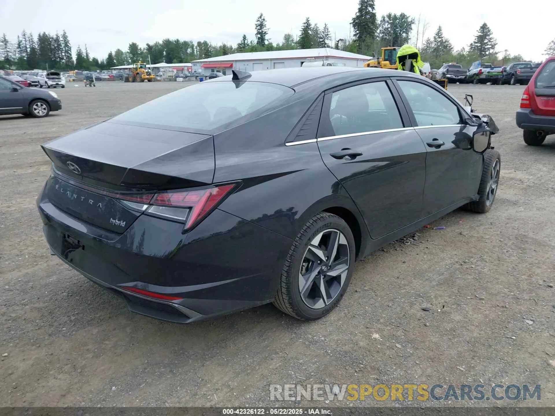 4 Photograph of a damaged car KMHLN4AJ7NU030654 HYUNDAI ELANTRA HYBRID 2022