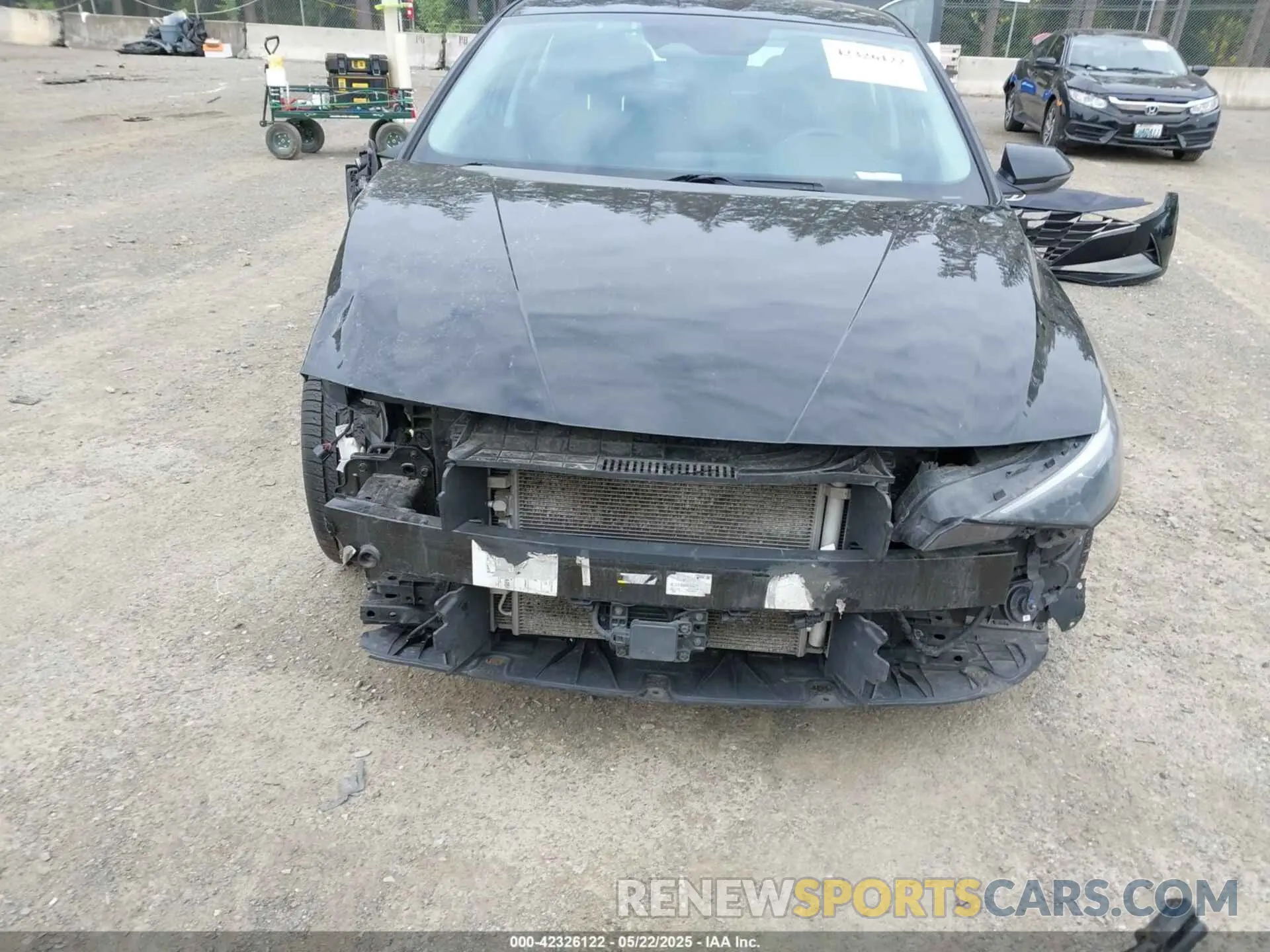 6 Photograph of a damaged car KMHLN4AJ7NU030654 HYUNDAI ELANTRA HYBRID 2022