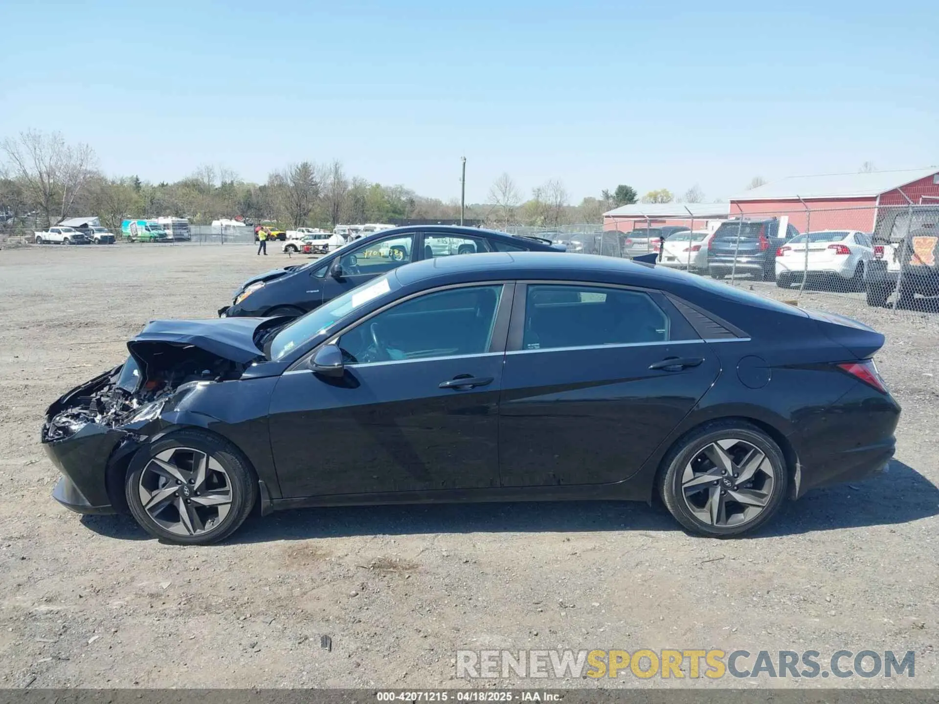 14 Photograph of a damaged car KMHLN4AJ8NU014611 HYUNDAI ELANTRA HYBRID 2022