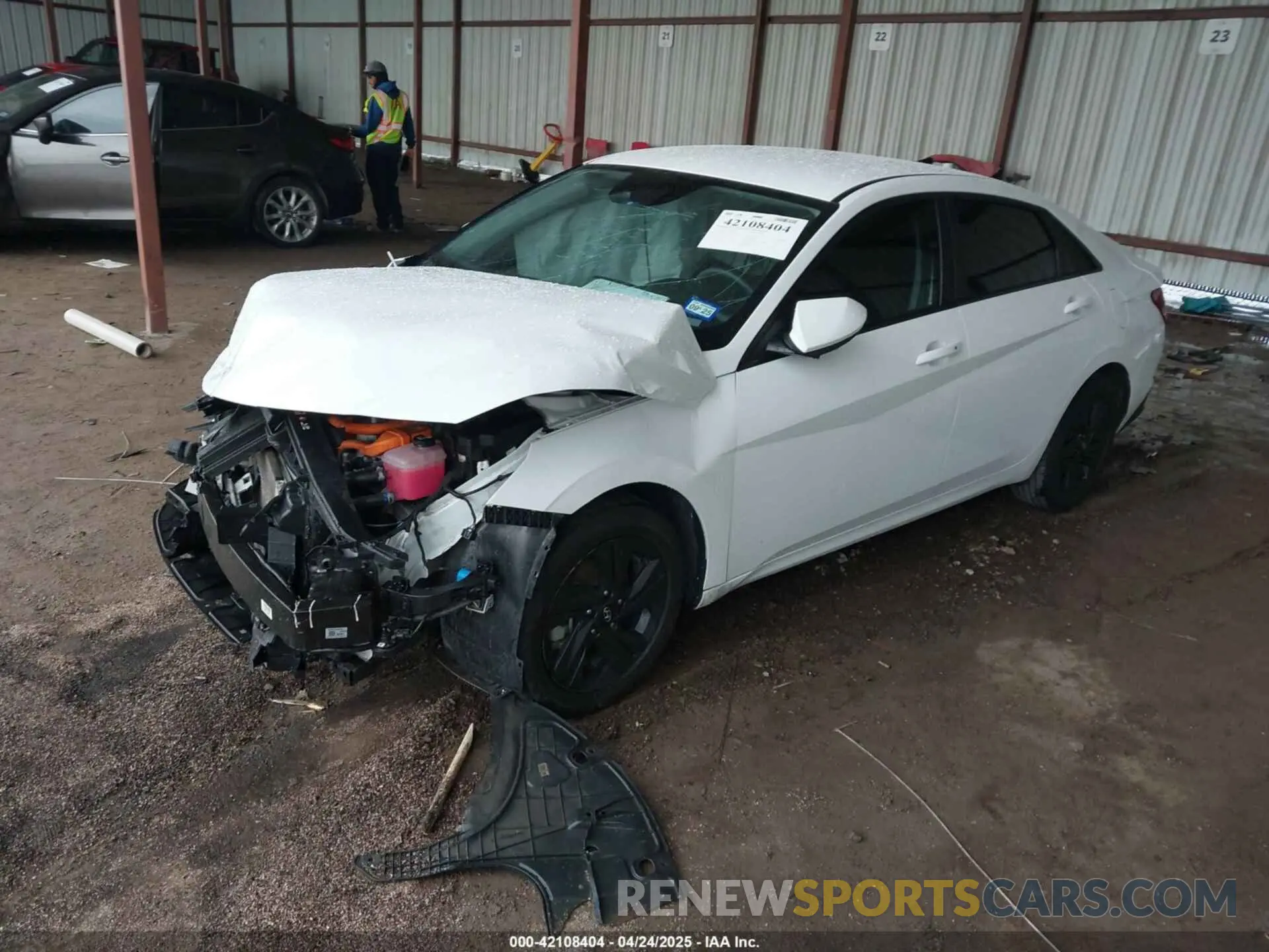 2 Photograph of a damaged car KMHLM4AJ2PU041468 HYUNDAI ELANTRA HYBRID 2023