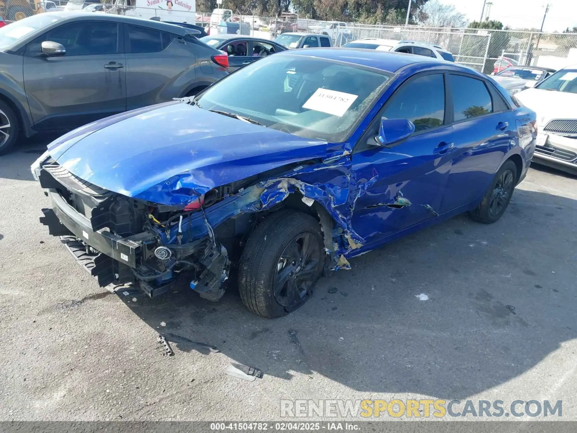 2 Фотография поврежденного автомобиля KMHLM4AJ4PU082409 HYUNDAI ELANTRA HYBRID 2023