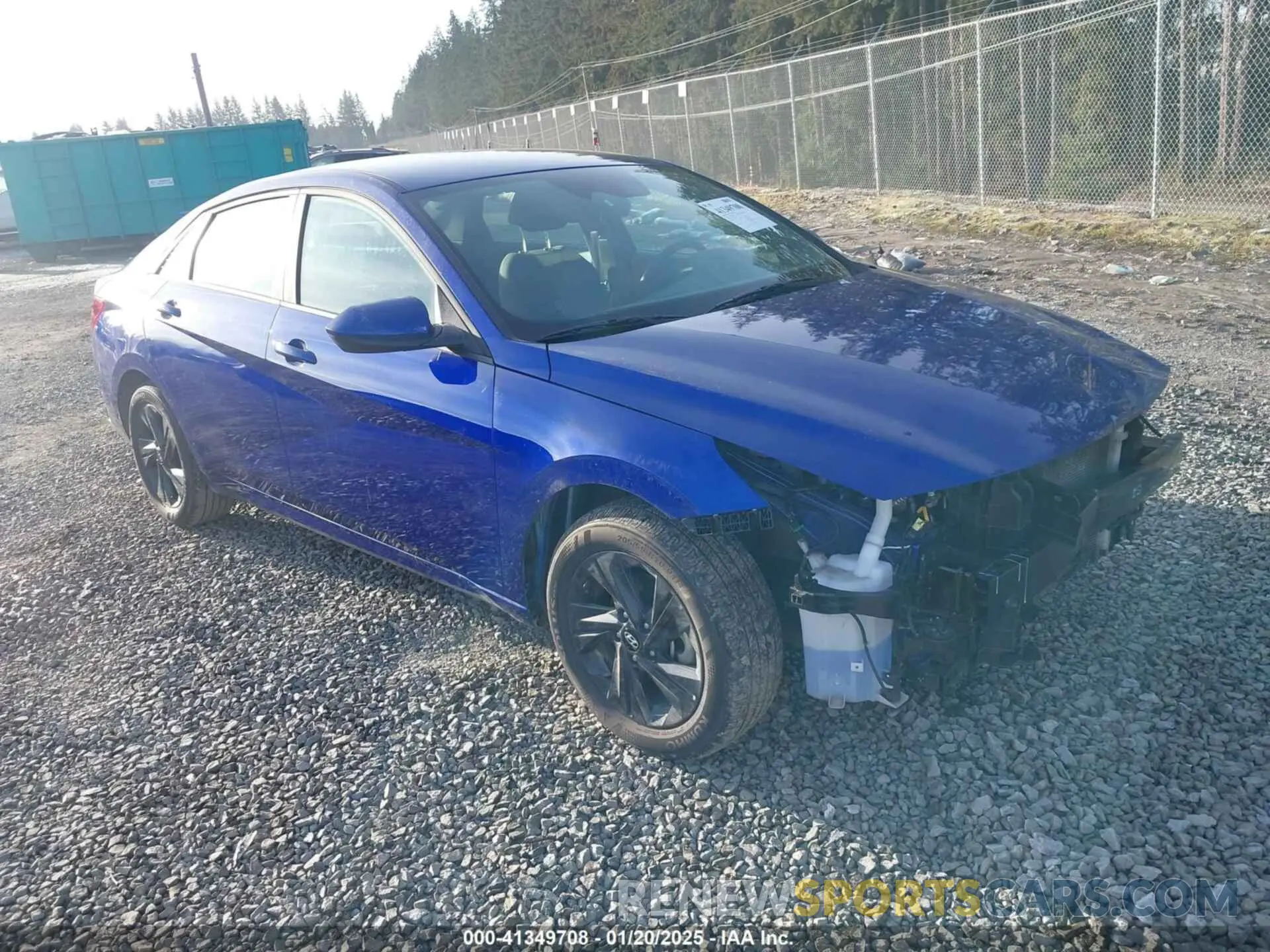 1 Photograph of a damaged car KMHLM4AJ4PU083298 HYUNDAI ELANTRA HYBRID 2023