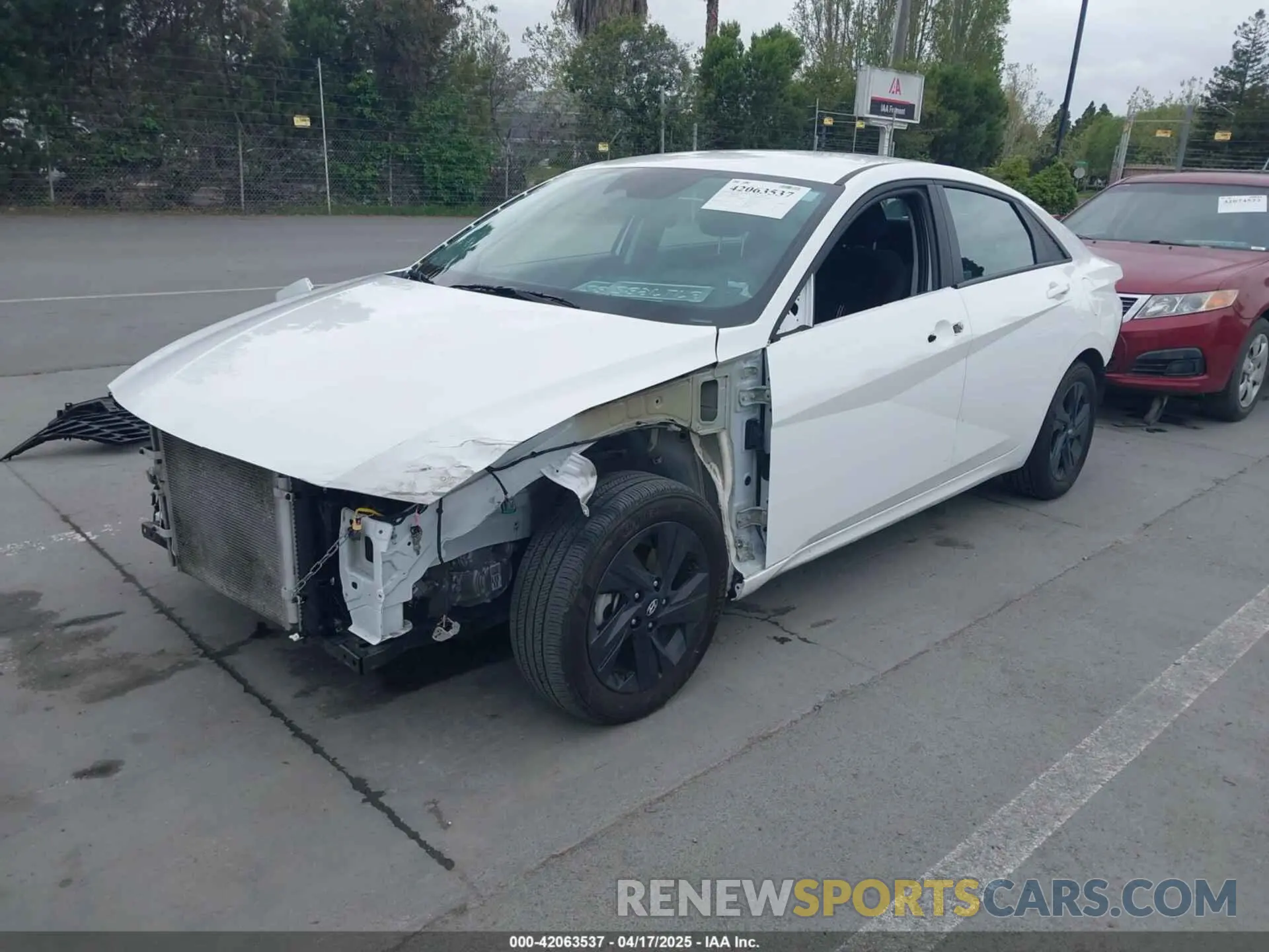 2 Фотография поврежденного автомобиля KMHLM4AJ4PU086802 HYUNDAI ELANTRA HYBRID 2023