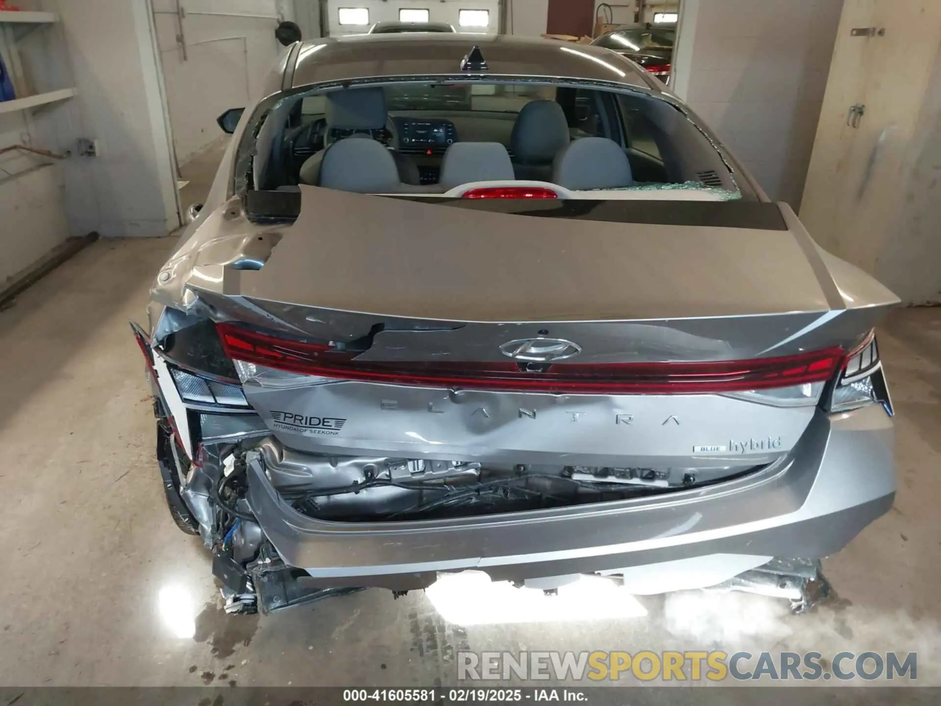 6 Фотография поврежденного автомобиля KMHLM4AJ5PU069782 HYUNDAI ELANTRA HYBRID 2023