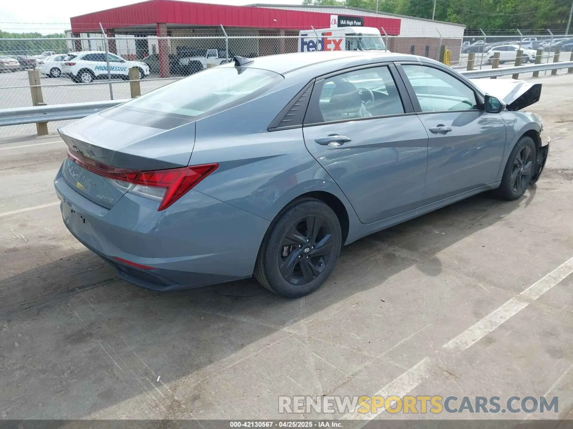 4 Photograph of a damaged car KMHLM4AJ6PU033809 HYUNDAI ELANTRA HYBRID 2023